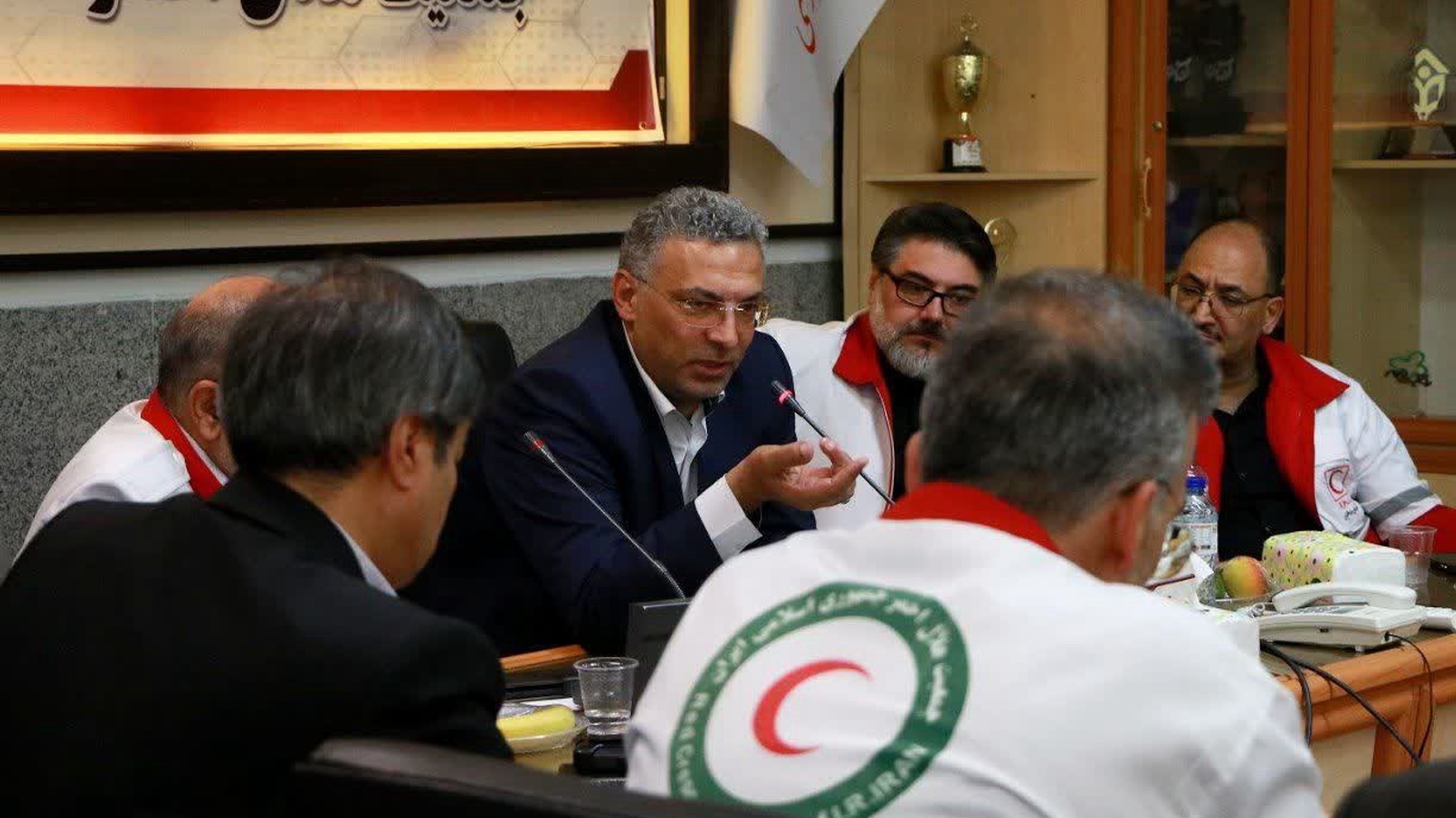 آیین تکریم و معارفه مدیرعامل جمعیت هلال احمر استان مرکزی