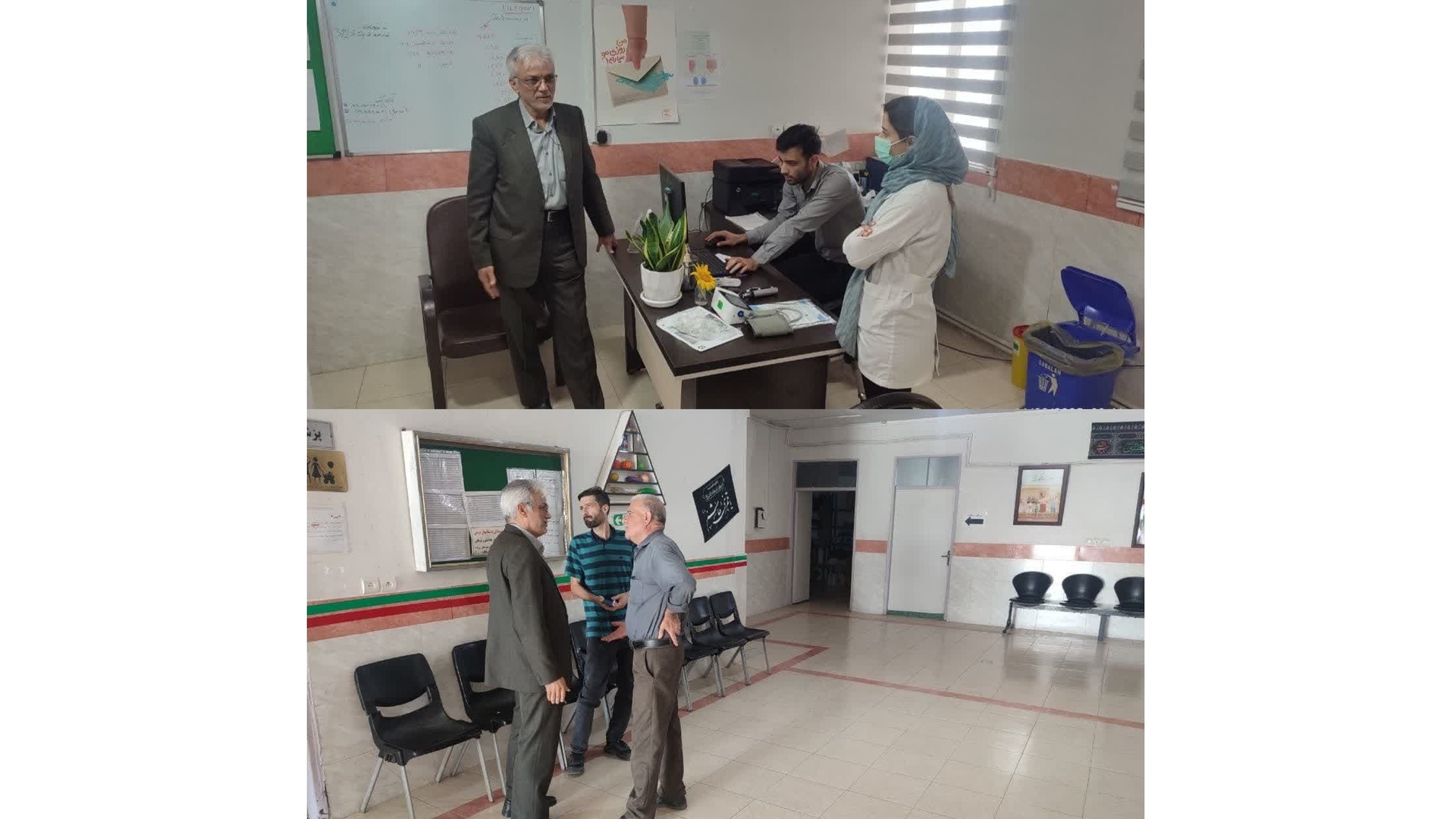 بازدید سرپرست فرمانداری زرندیه از درمانگاه شبانه‌روزی زاویه