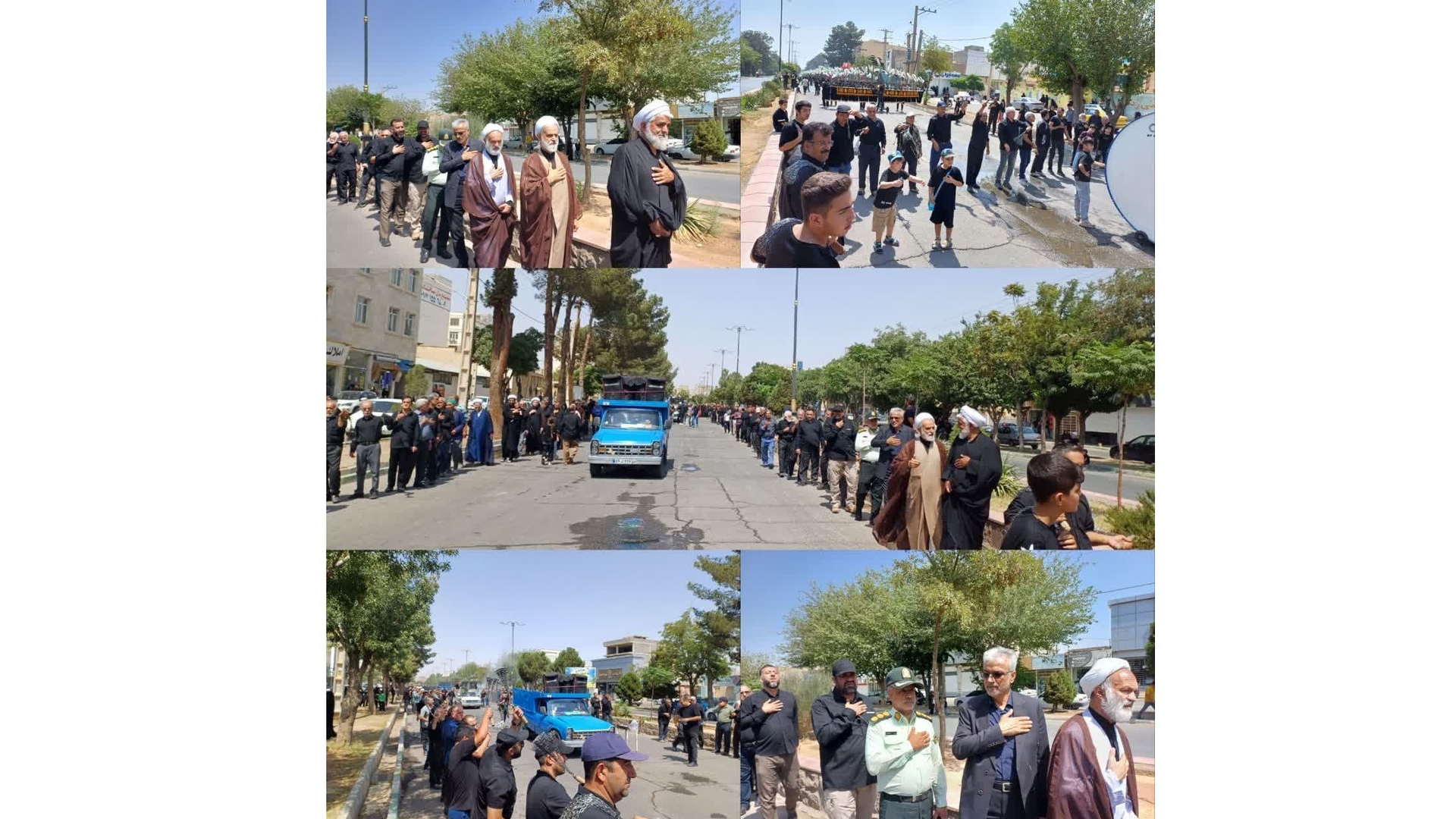 مراسم عزاداری جاماندگان پیاده‌روی اربعین حسینی در شهر مامونیه برگزار شد