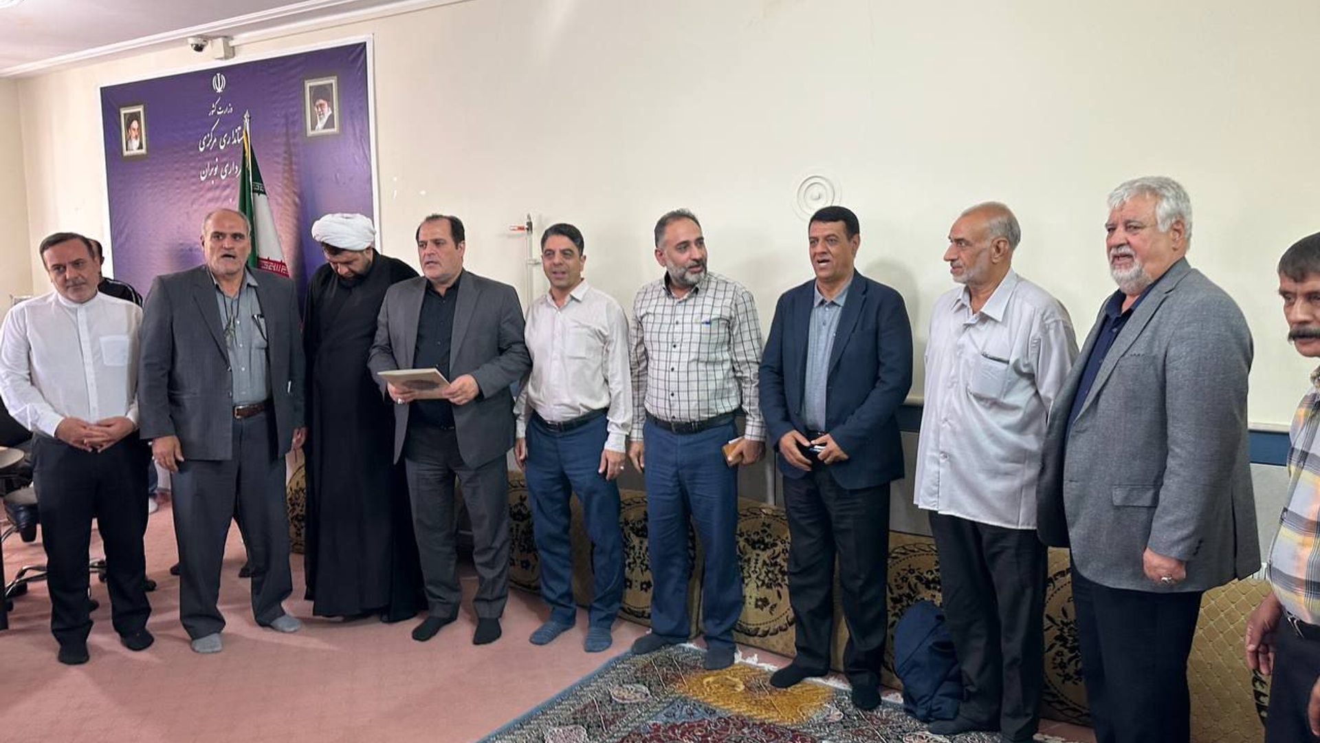 حضور فرماندار ساوه در نوبران