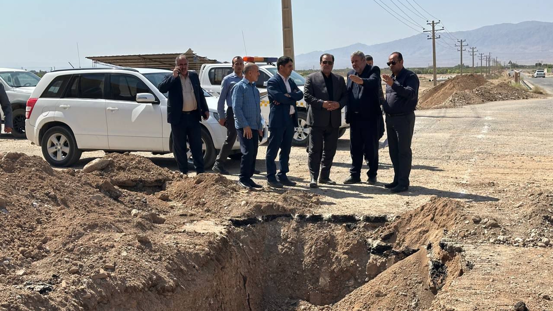 بازدید از روند انتقال آب