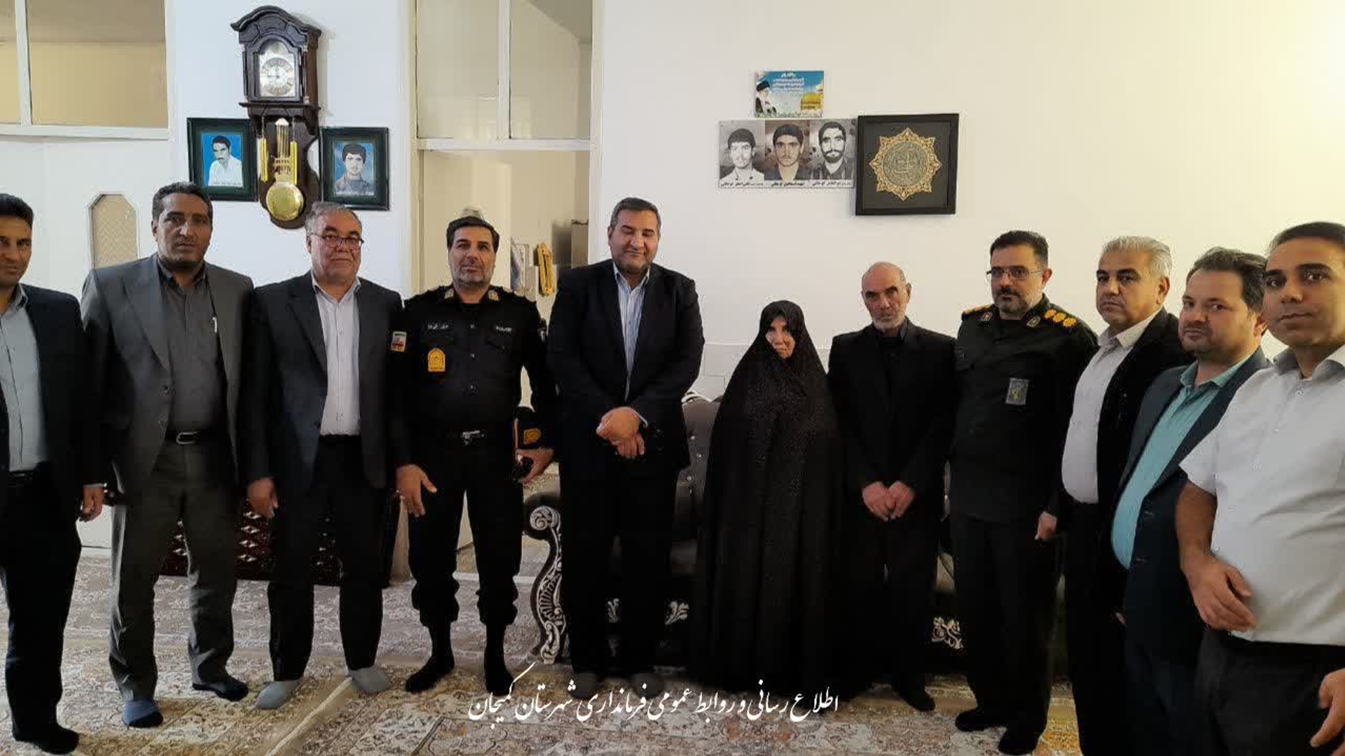 🔻 تجلیل فرماندار شهرستان کمیجان از خانواده شهید والامقام کوخایی