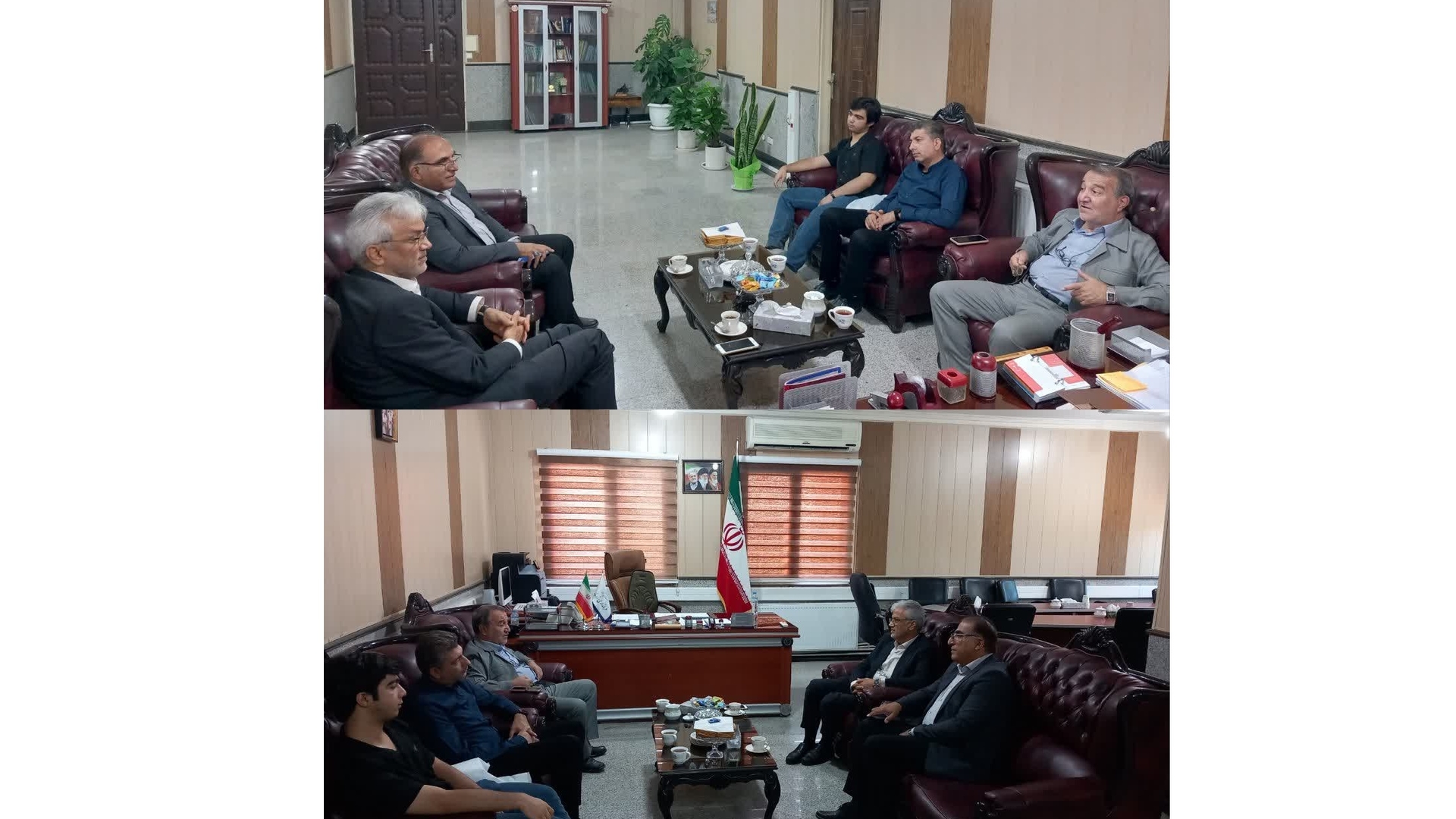 دیدار معاون مجمع خیرین سلامت کشور با فرماندار زرندیه