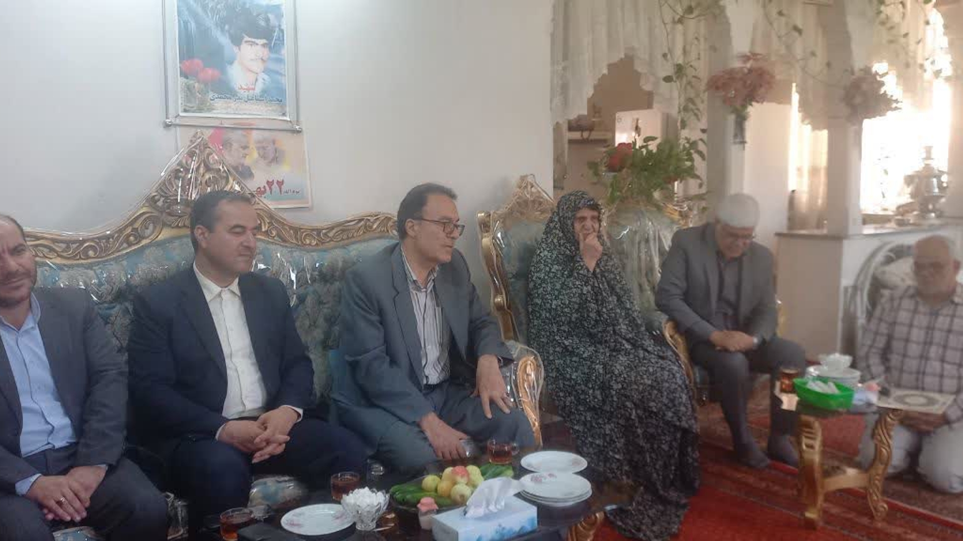 💠 دیدار و تجلیل از مادر گرانقدر شهید والامقام "محمد اسماعیل نذرمحمدی" در روستای شهرجرد