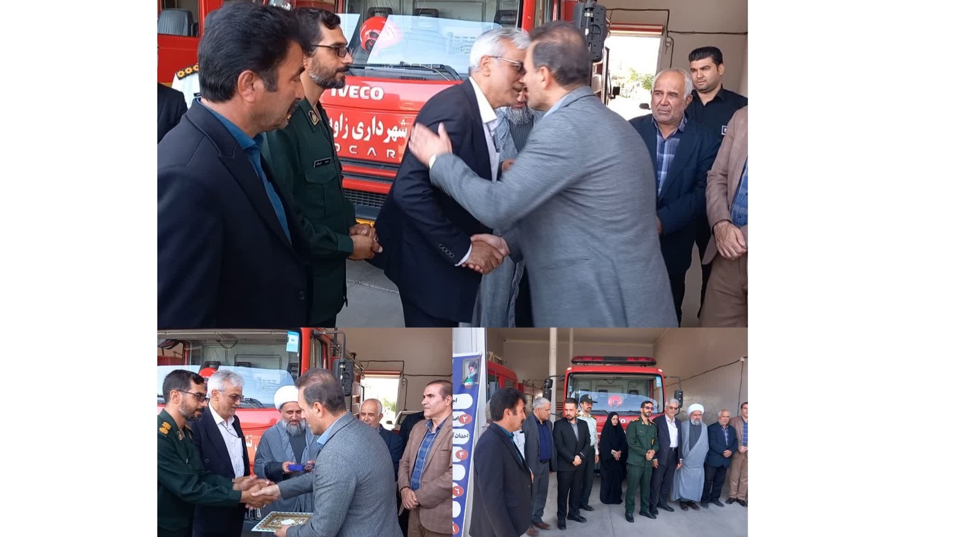 فرماندار زرندیه با اهدا لوح سپاس از شهردار شهر زاویه تقدیر کرد