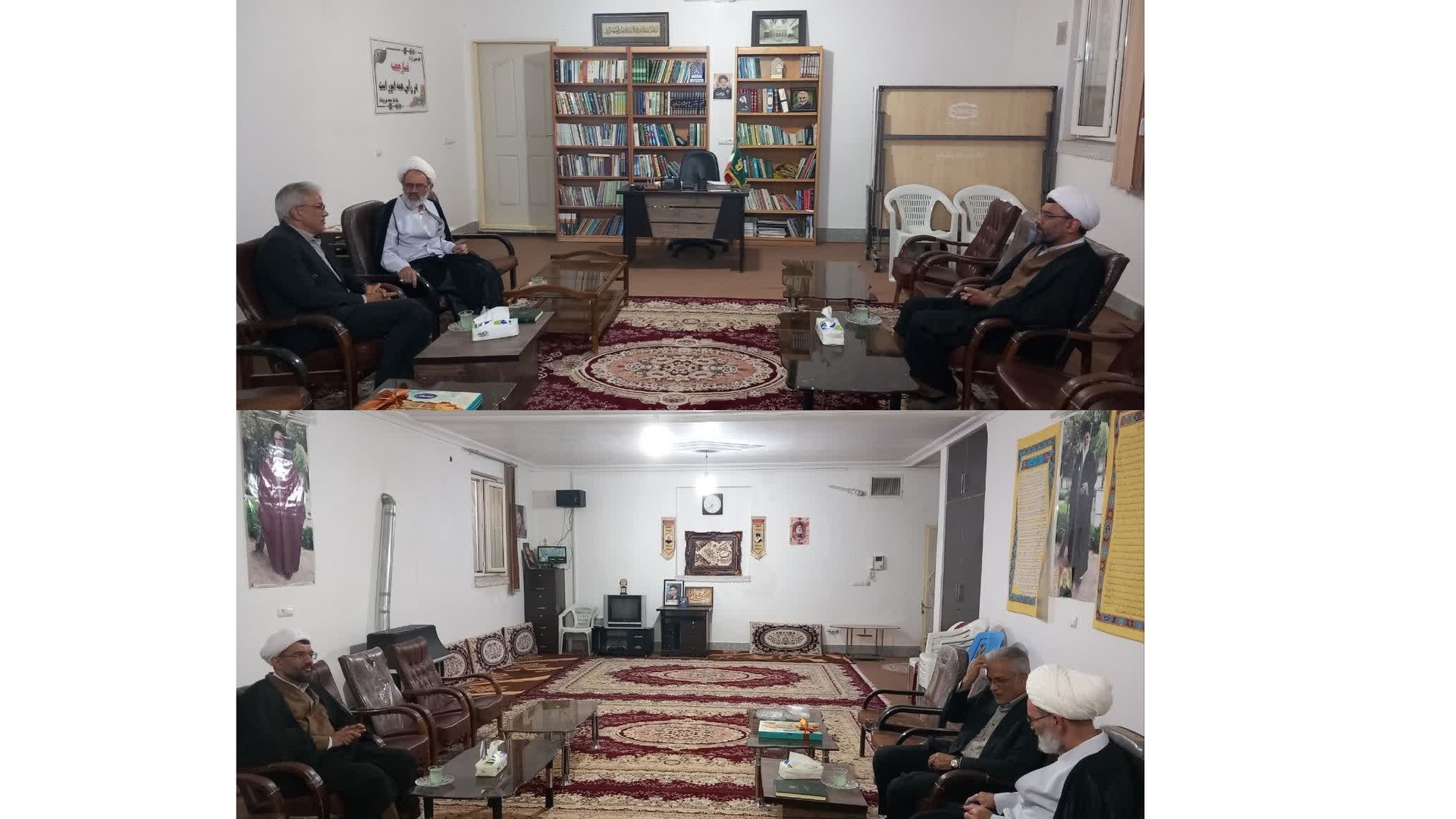 گزارش فرماندار زرندیه از پروژه‌های عمرانی در دیدار با امام جمعه پرندک