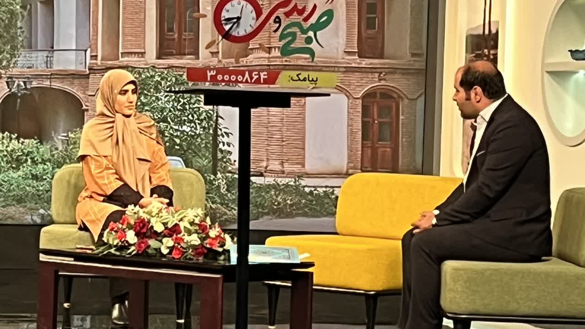 حضور فرماندار شهرستان خمین در برنامه صبح و زندگی در شبکه استانی آفتاب