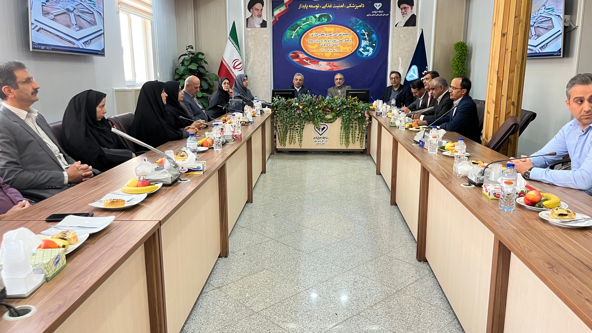 🔻برگزاری جلسه شورای راهبری تحول اداری .