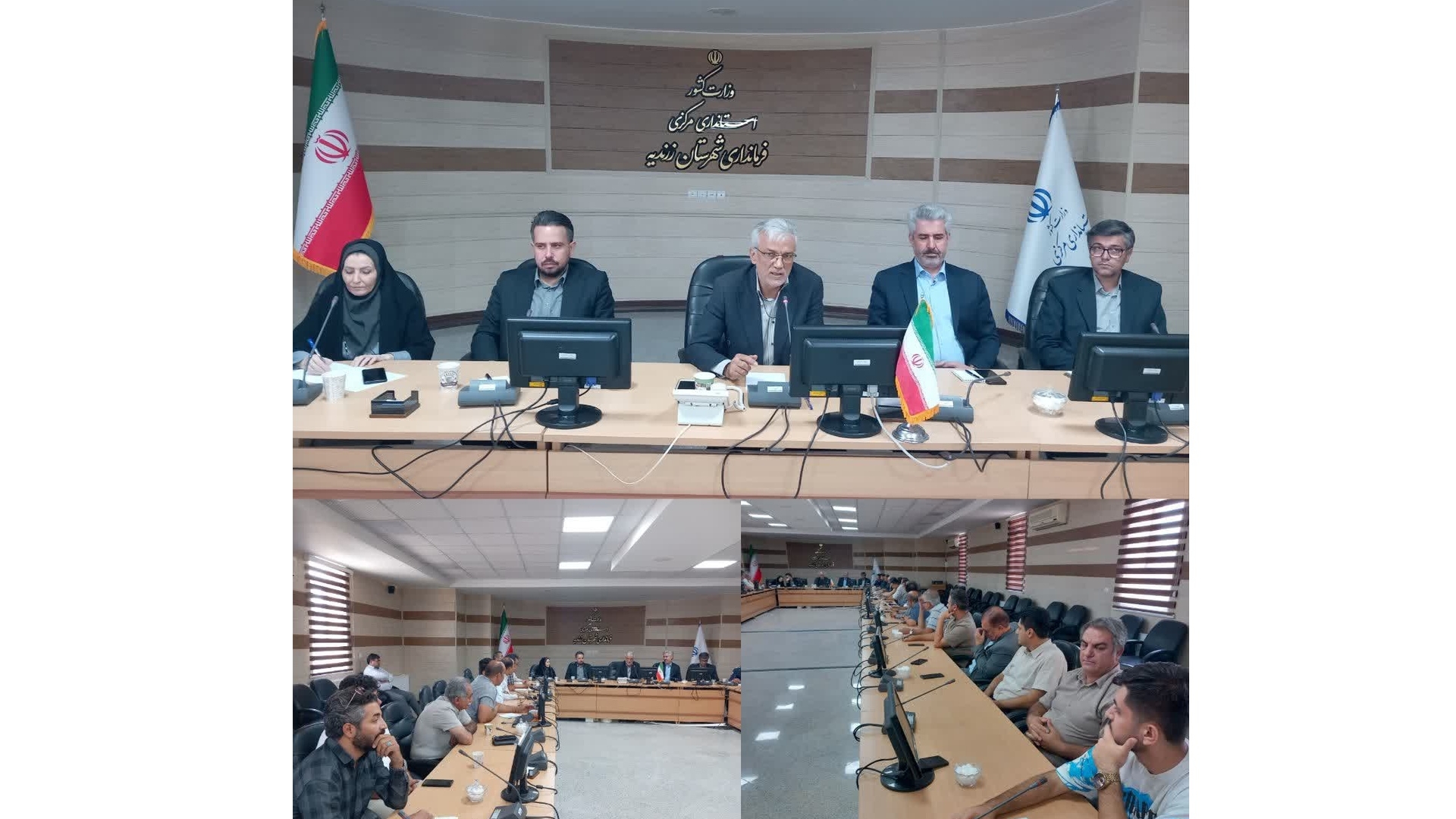 فرماندار زرندیه مشکلات برق واحدهای تولیدی زاویه را بررسی کرد