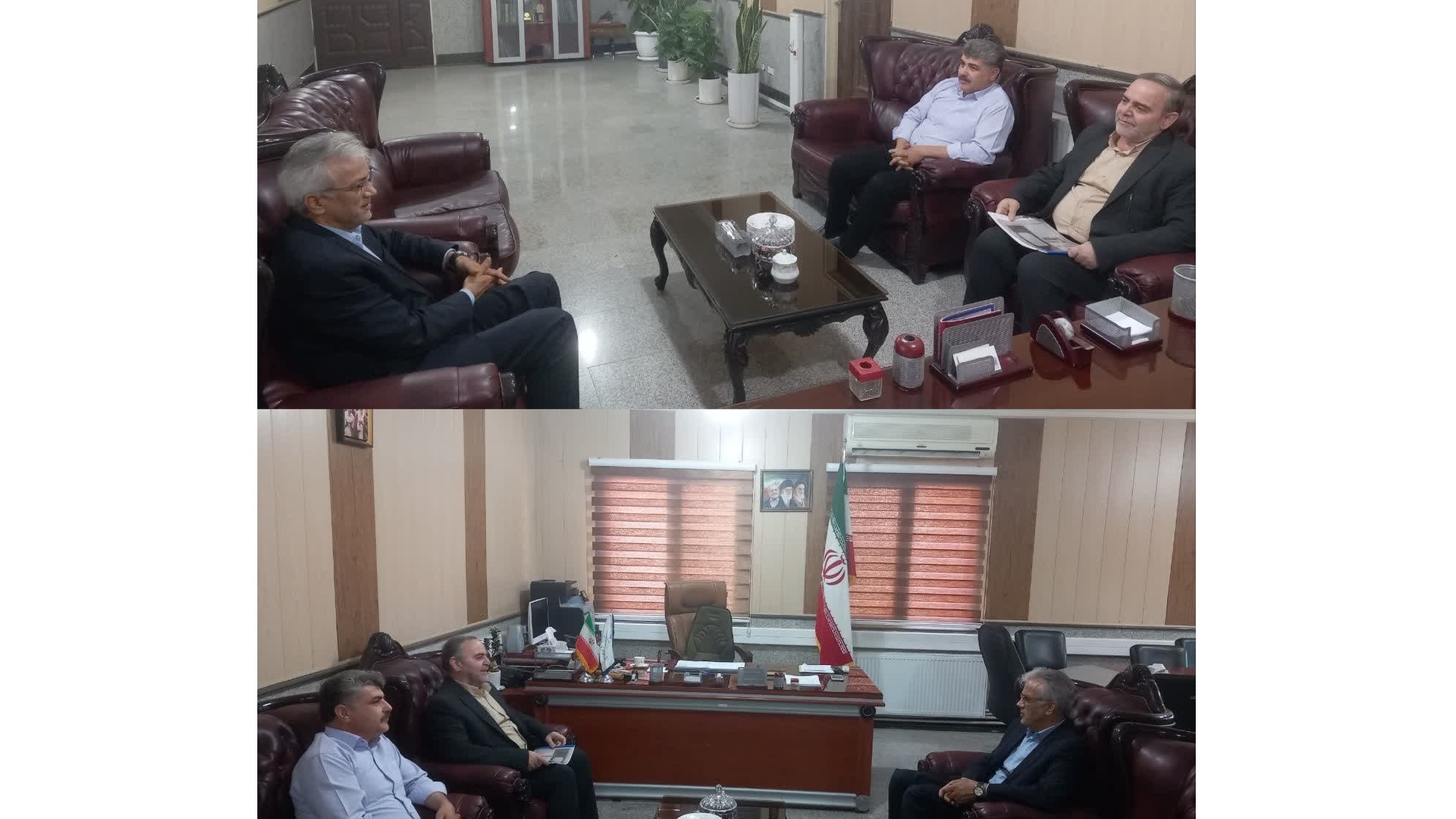 رئیس کمیته امداد امام خمینی (ره) شهرستان زرندیه با فرماندار دیدار و گفتگو کرد