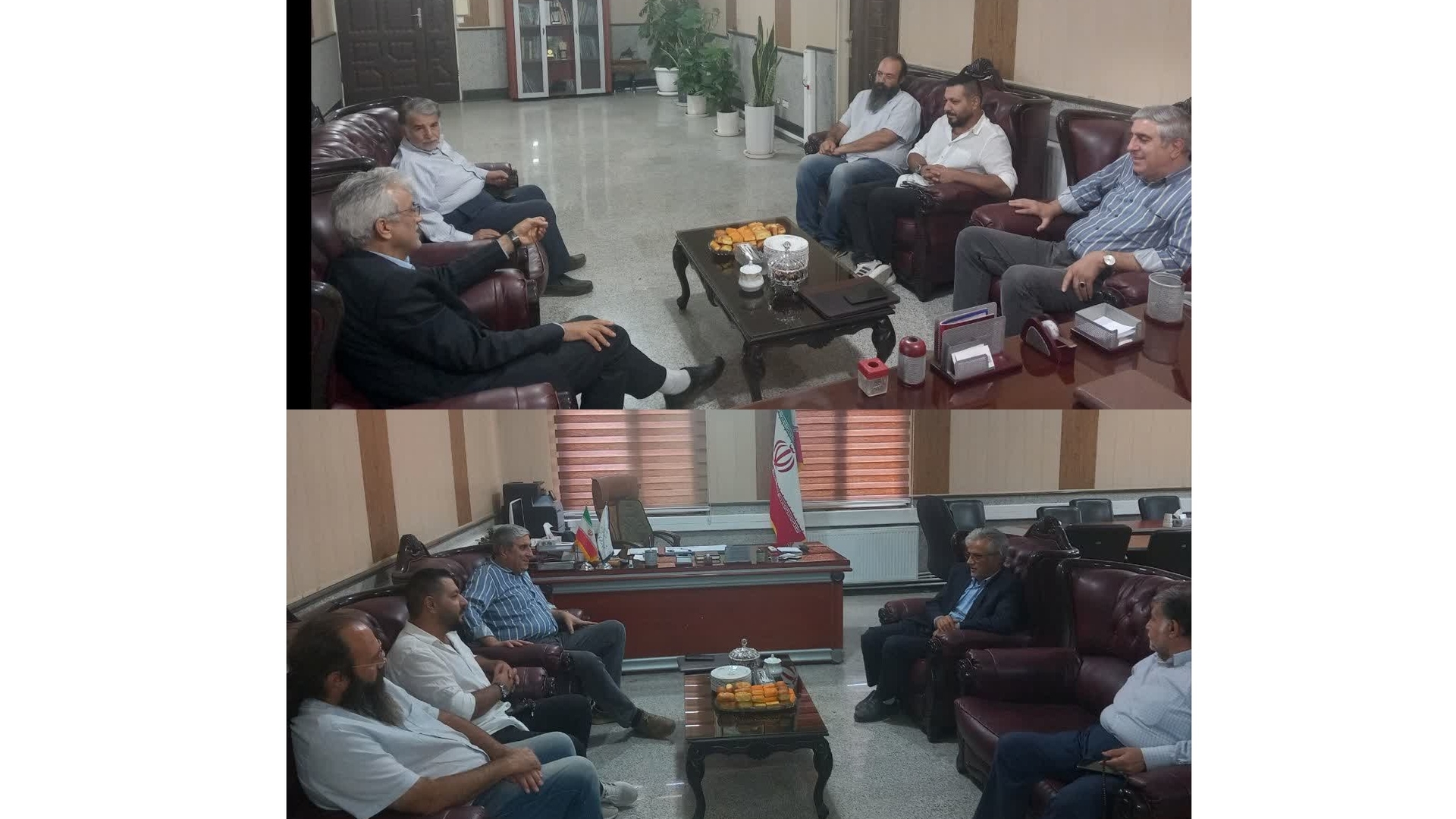 عوامل ساخت سریال «پسته خندان» با فرماندار زرندیه دیدار و نشست برگزار کردند