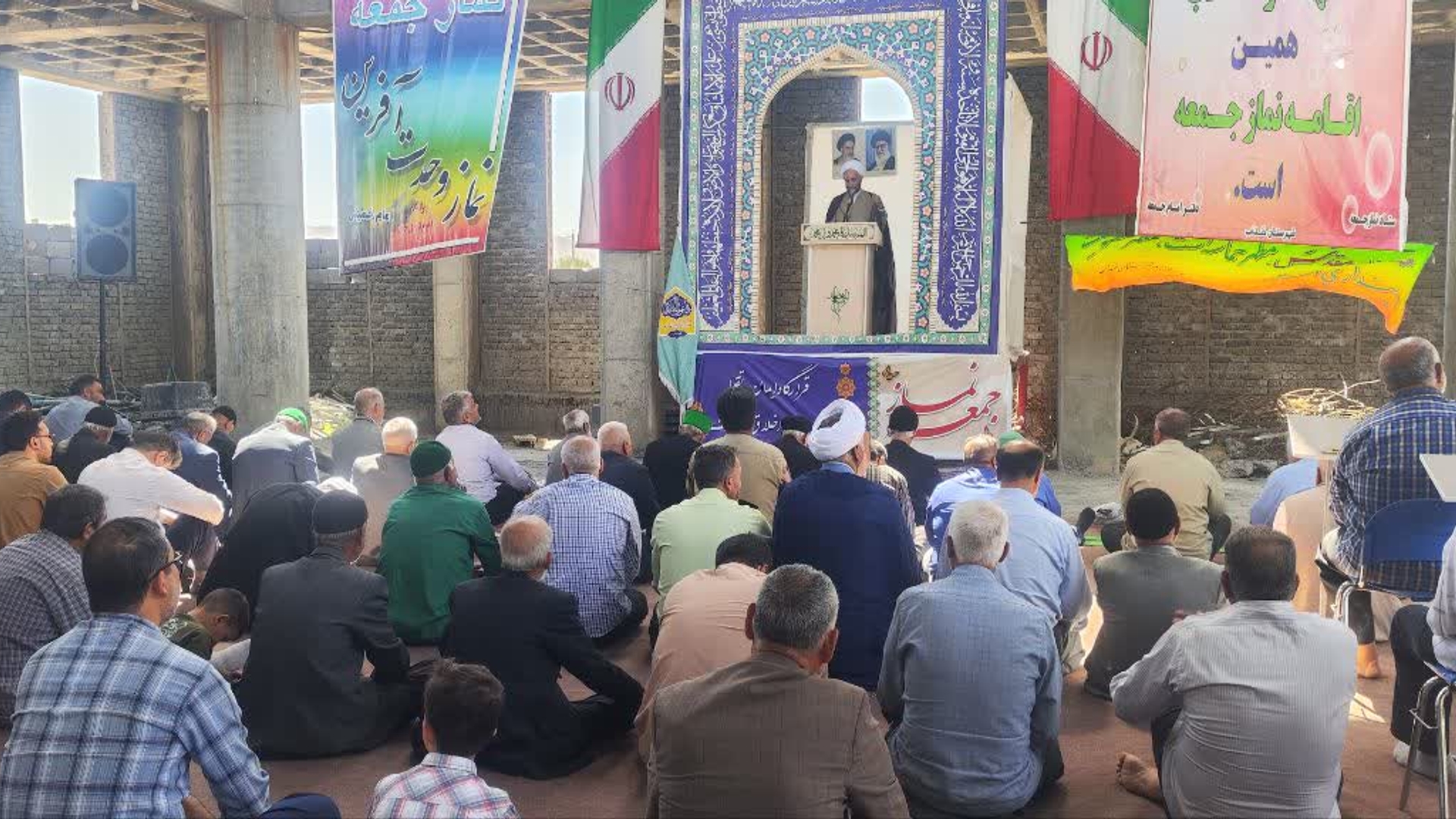 گزارش تصویری نماز جمعه ۲۸ شهریورماه ۱۴۰۴ شهرستان خنداب با حضور فرماندار