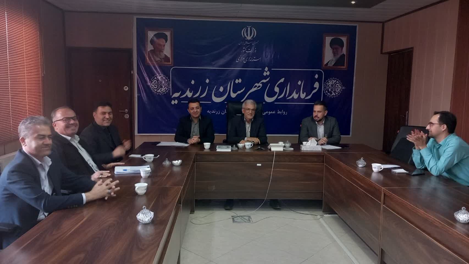 نشست هماهنگی کارگروه‌های سومین جشنواره ملی پسته شهرستان زرندیه برگزار شد