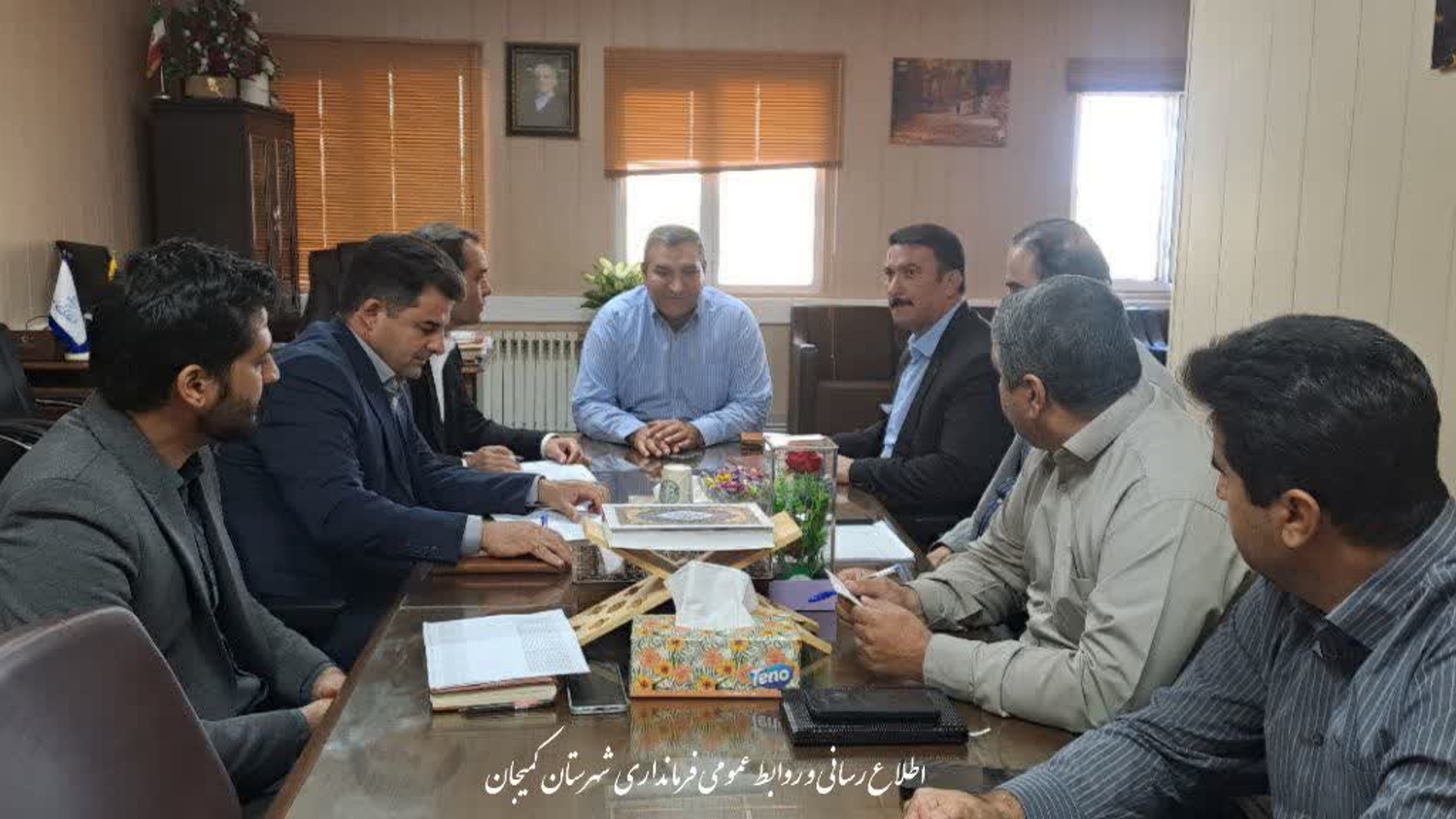 🔻 برگزاری جلسه کارگروه توسعه نیروگاه‌ های خورشیدی در شهرستان کمیجان