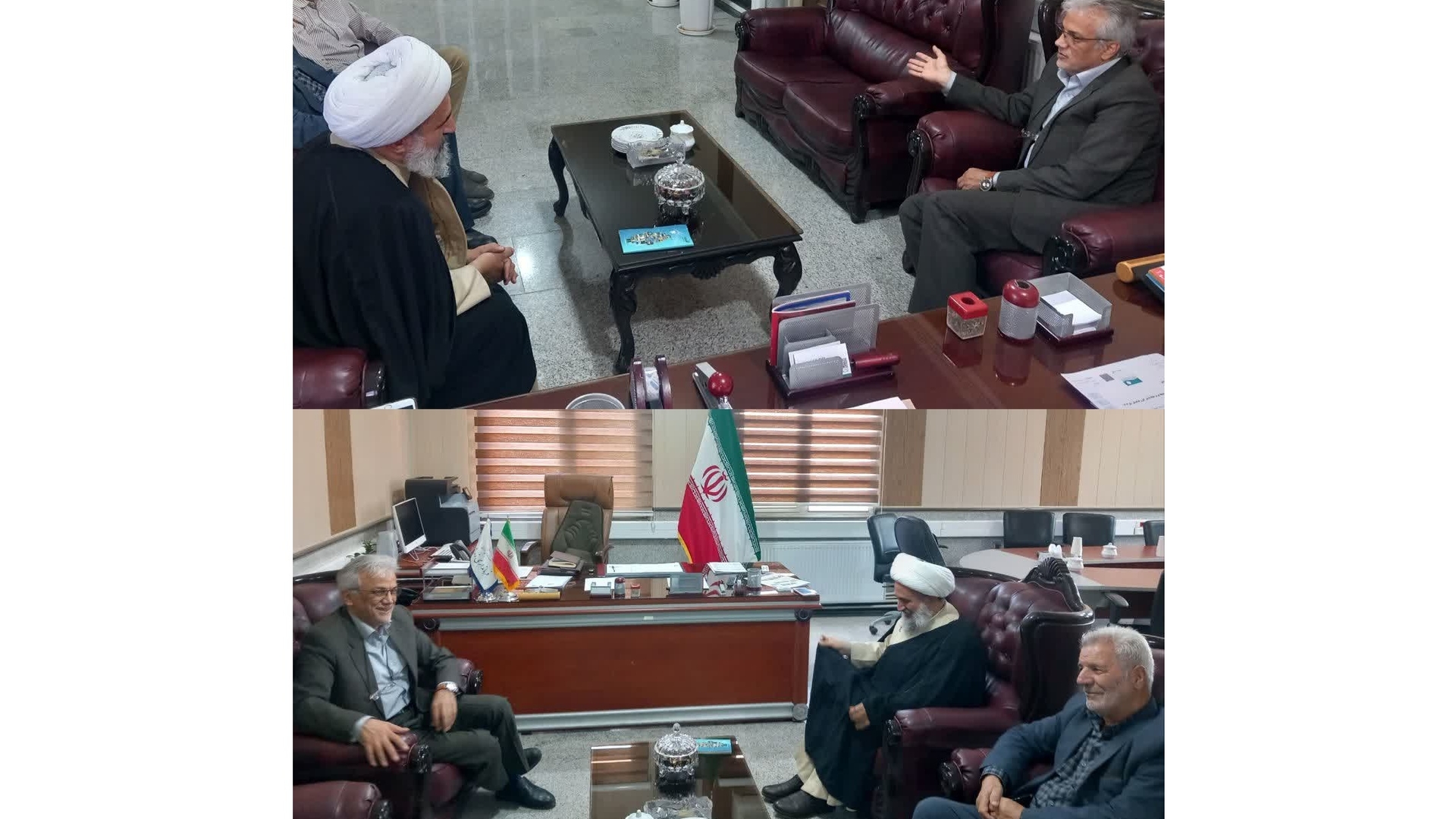 نشست امام جمعه بخش زاویه با فرماندار زرندیه