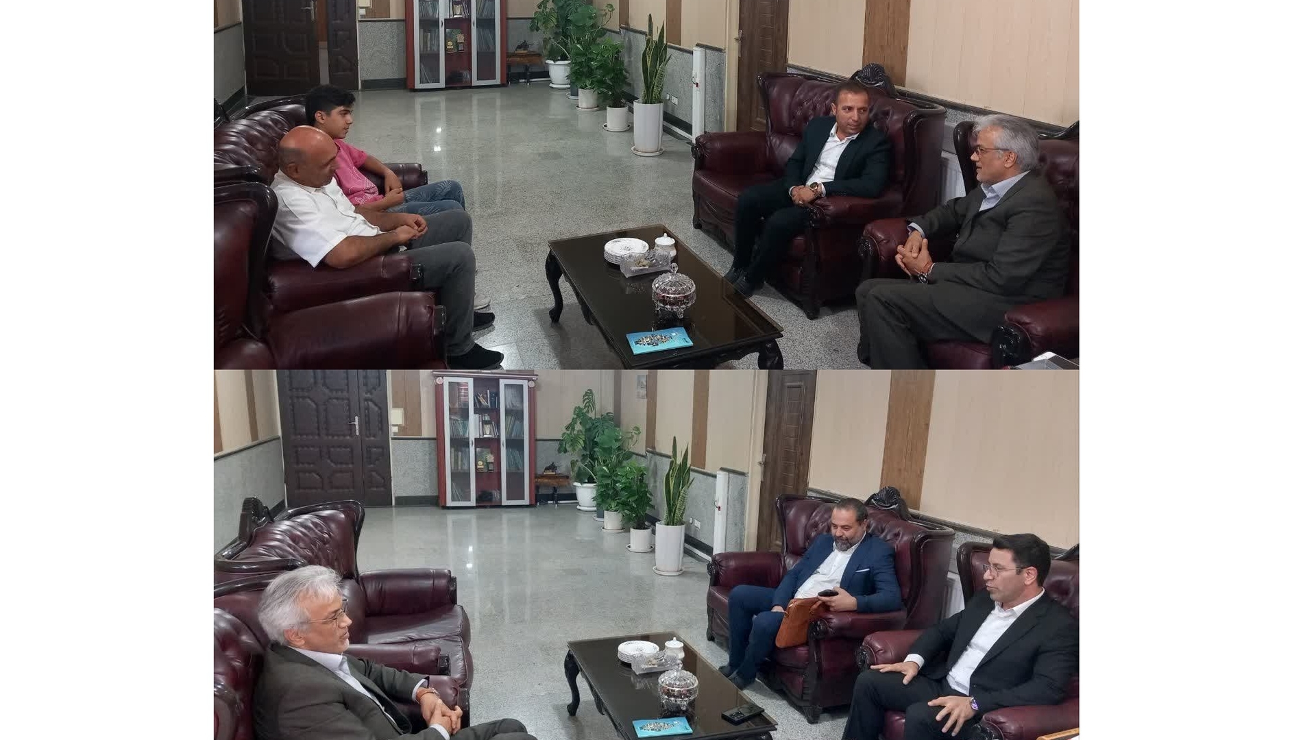 دیدار مدیران و صاحبان واحدهای تولیدی زرندیه با فرماندار شهرستان