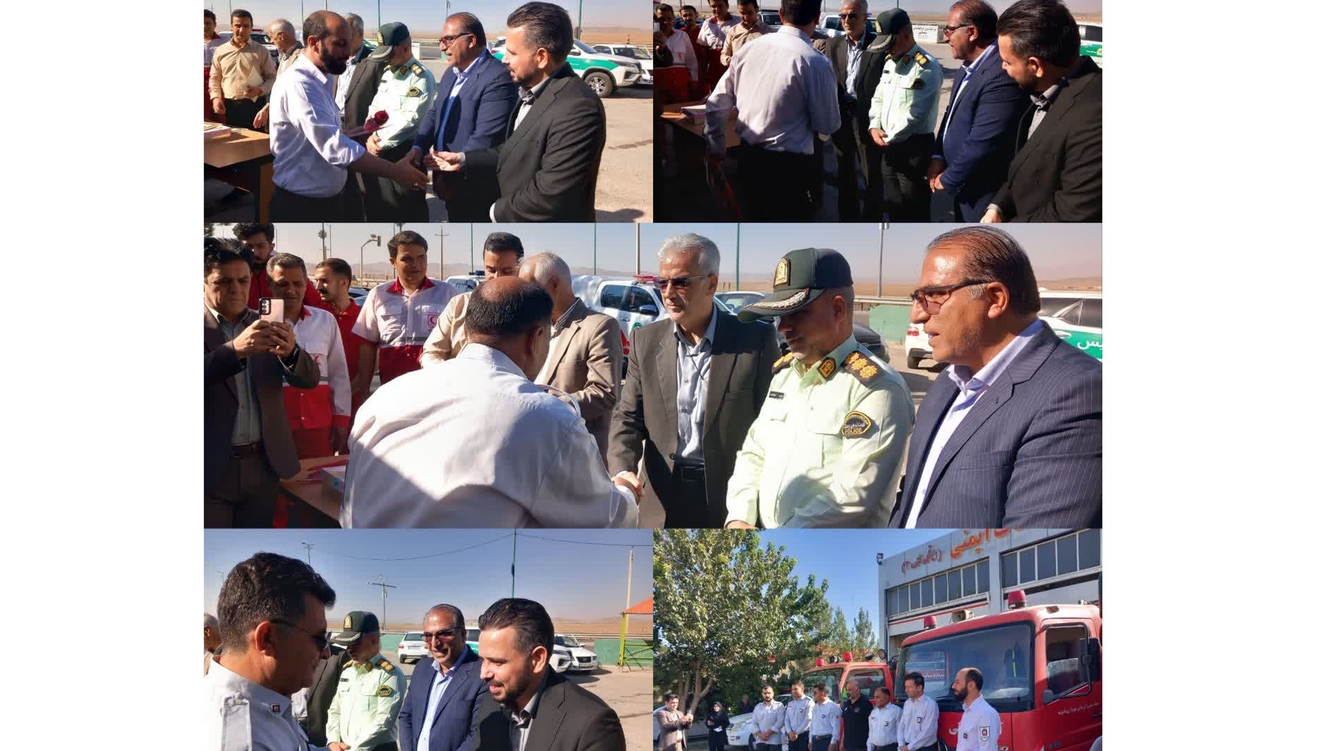 تقدیر فرماندار زرندیه از آتش‌نشانان شهرداری مامونیه