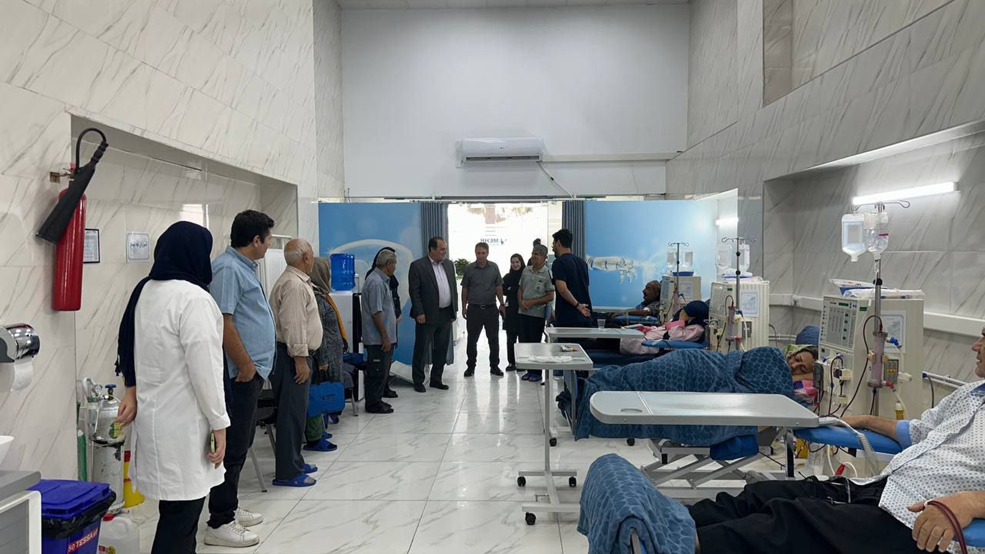 فرماندار از کلینیک مهر بازدید کرد.