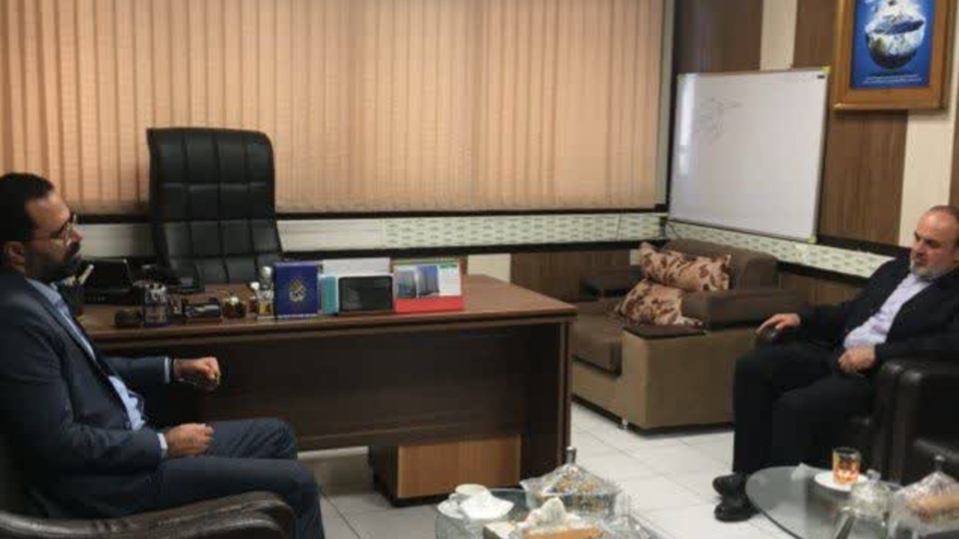 دیدار مدیرکل پدافند غیرعامل استان با معاون بسیج و امور استان‌های سازمان پدافند غیرعامل کشور