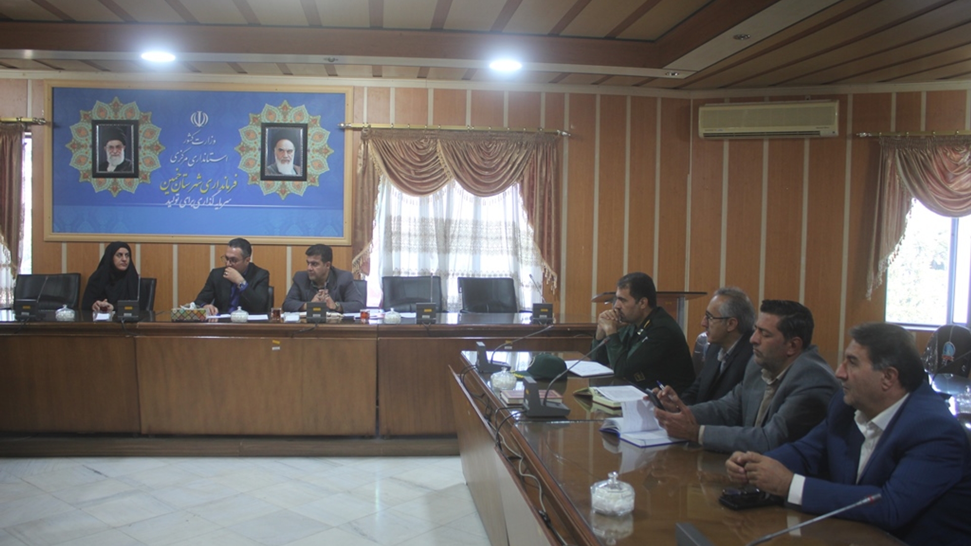 سومین جلسه ستاد مدیریت بحران شهرستان خمین در سال 1404 برگزار شد