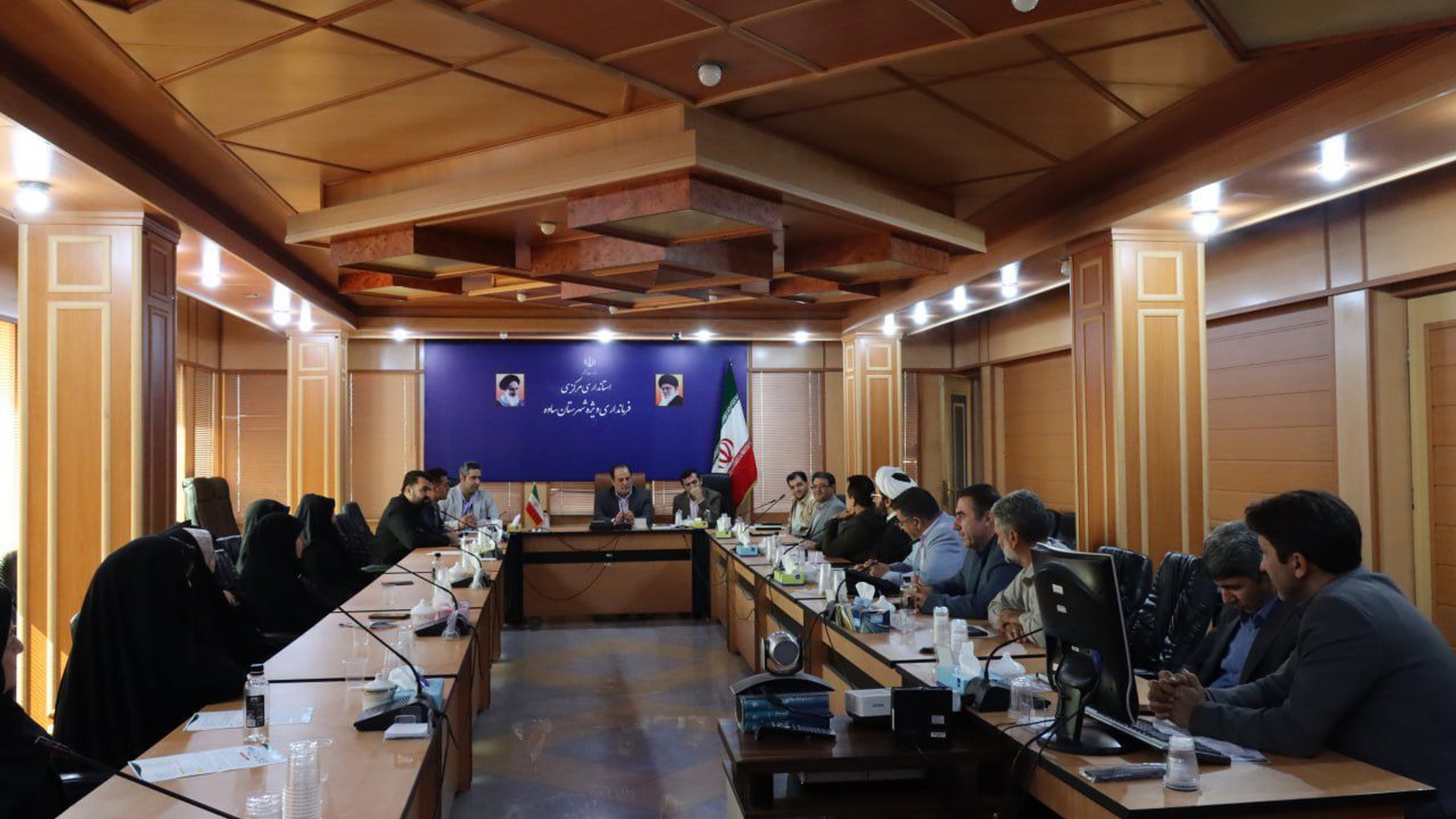 برگزاری جلسه شورای راهبردی سامانه سخا شهرستان ساوه