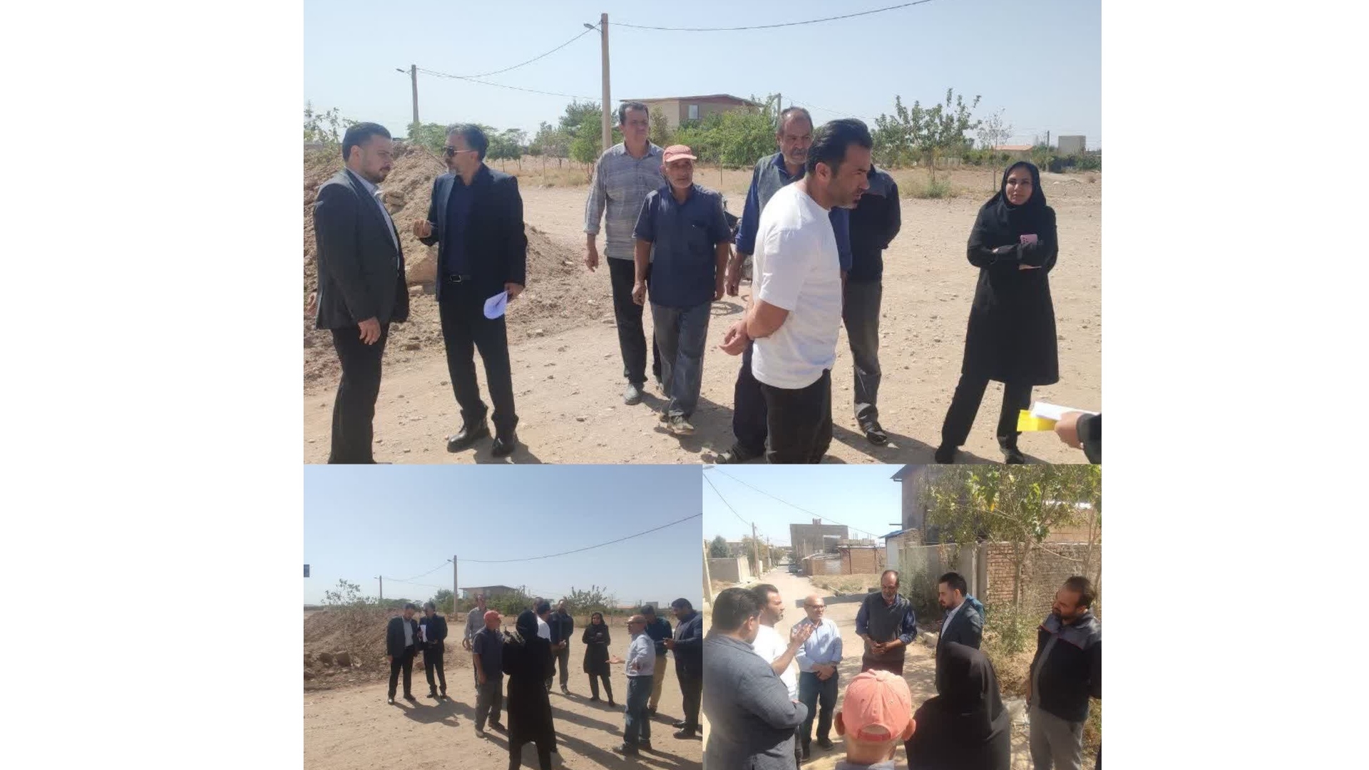 معاون فرمانداری زرندیه از اجرای معابر طرح جامع شهری پرندک بازدید کرد