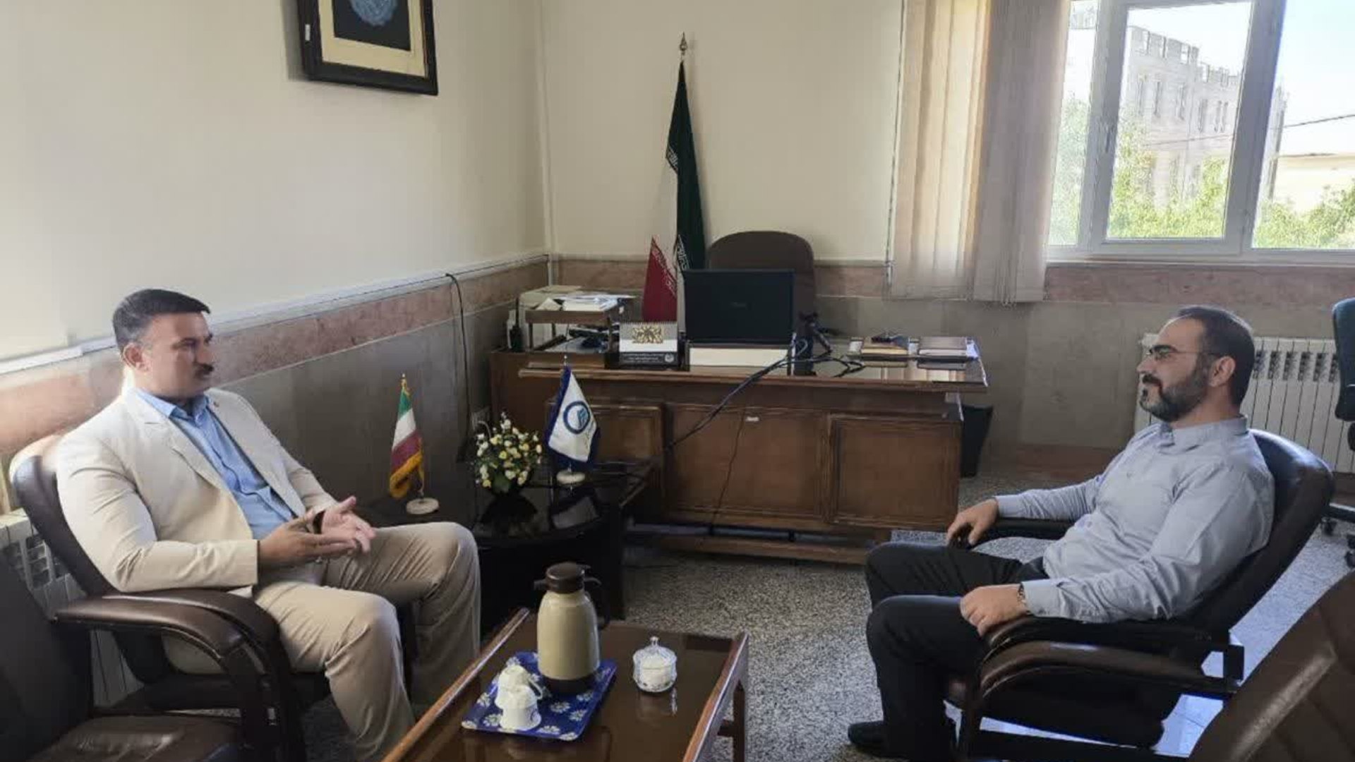 🔻 بازدید معاون هماهنگی امور مجتمع‌های اداری فرمانداری از ادارات شهرستان