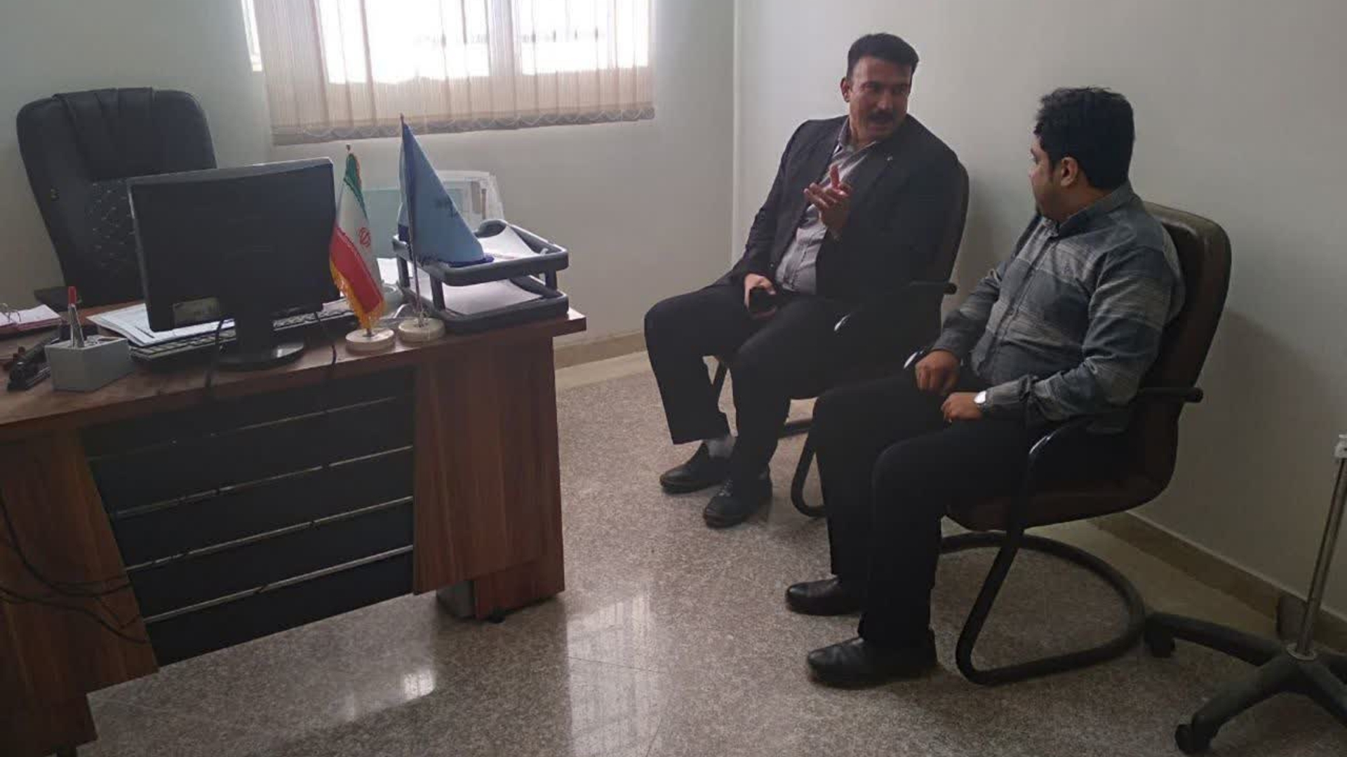 🔻 دیدار معاون فرماندار با مسئول پزشک قانونی شهرستان کمیجان