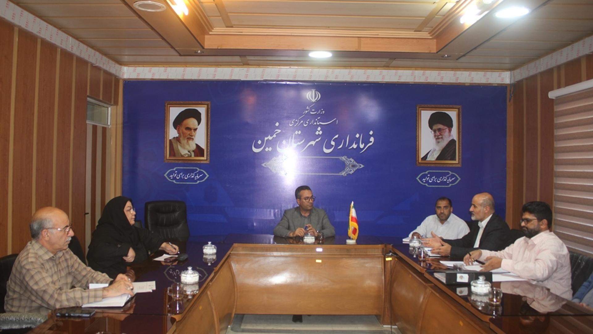 اولین جلسه کمیته ایمنی آب شهرستان خمین در سال 1404 برگزار شد