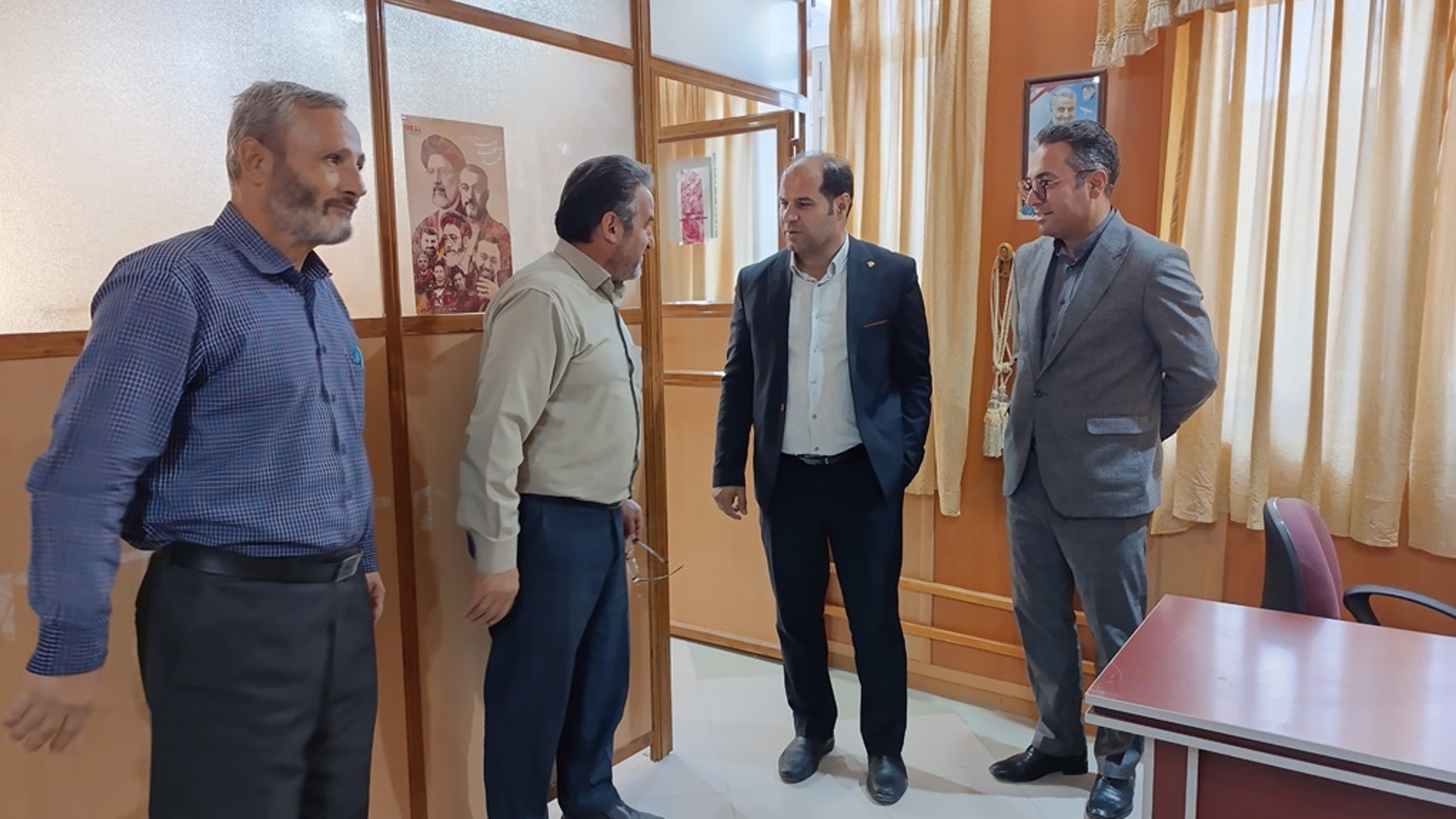 بازدید سرزده فرماندار از اداره بنیاد شهید و امور ایثارگران شهرستان