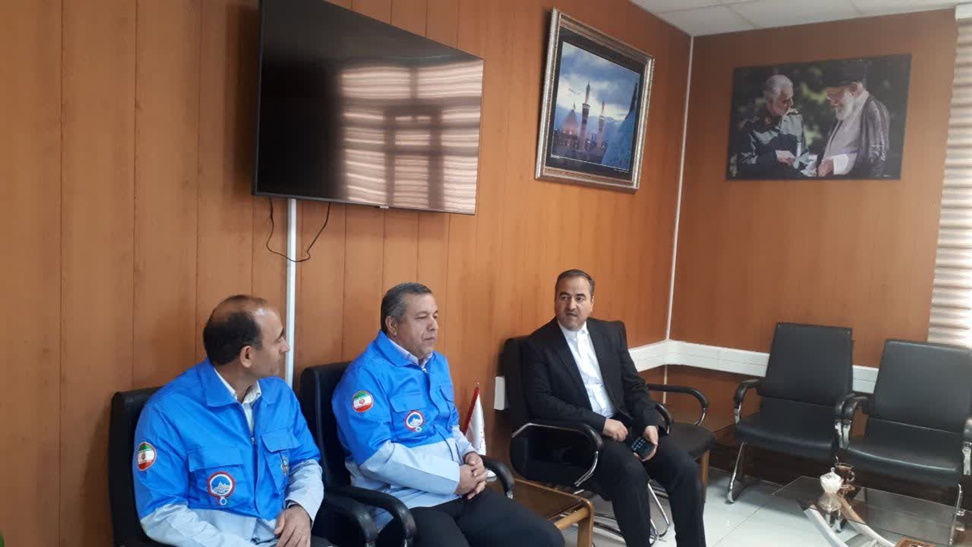 دیدار مدیرکل مدیریت بحران استان مرکزی با فرماندار شهرستان اراک و بررسی راهکارهای مقابله با بحران‌های شهرستان