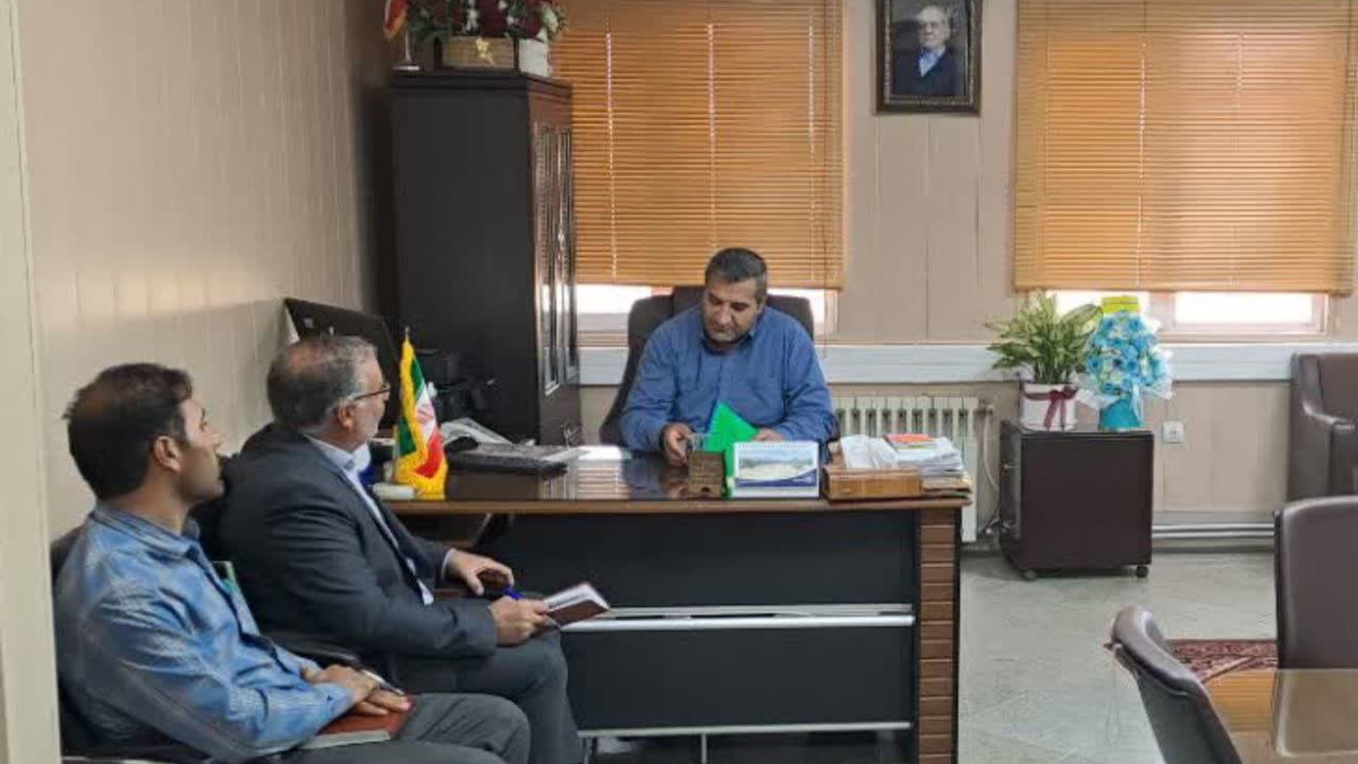 🔻 دیدار رئیس اداره تعاون، کار و رفاه اجتماعی شهرستان کمیجان با فرماندار