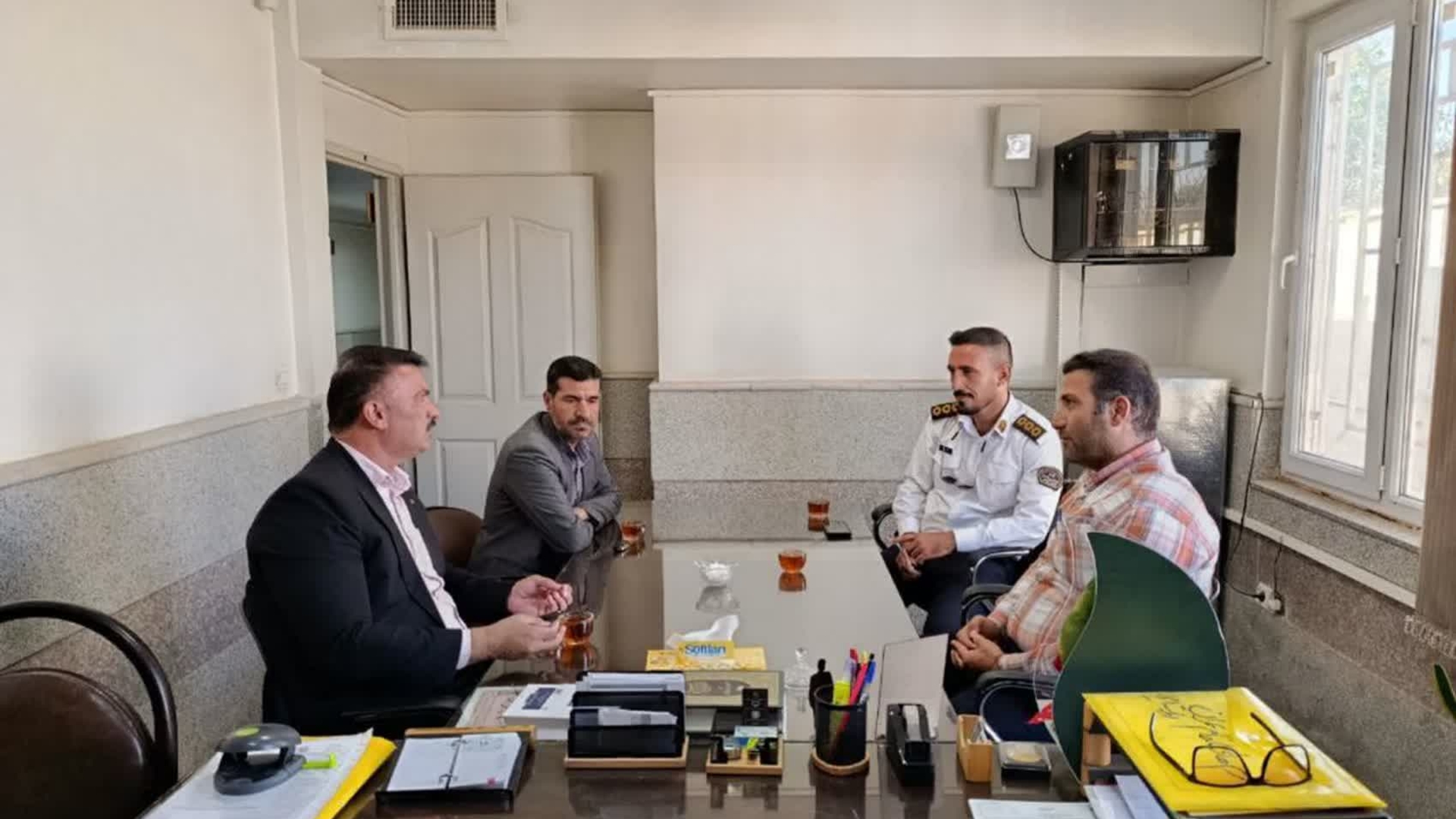 🔸 بازدید معاون فرماندار شهرستان کمیجان از اداره بنیاد مسکن انقلاب اسلامی