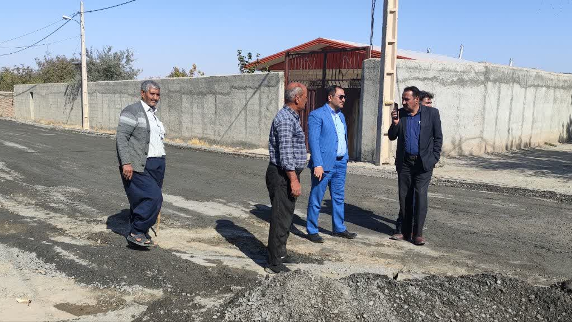 🔘 ده گردشی و بازدید فرماندار شهرستان خنداب از پروژه‌های عمرانی روستای کرکانک