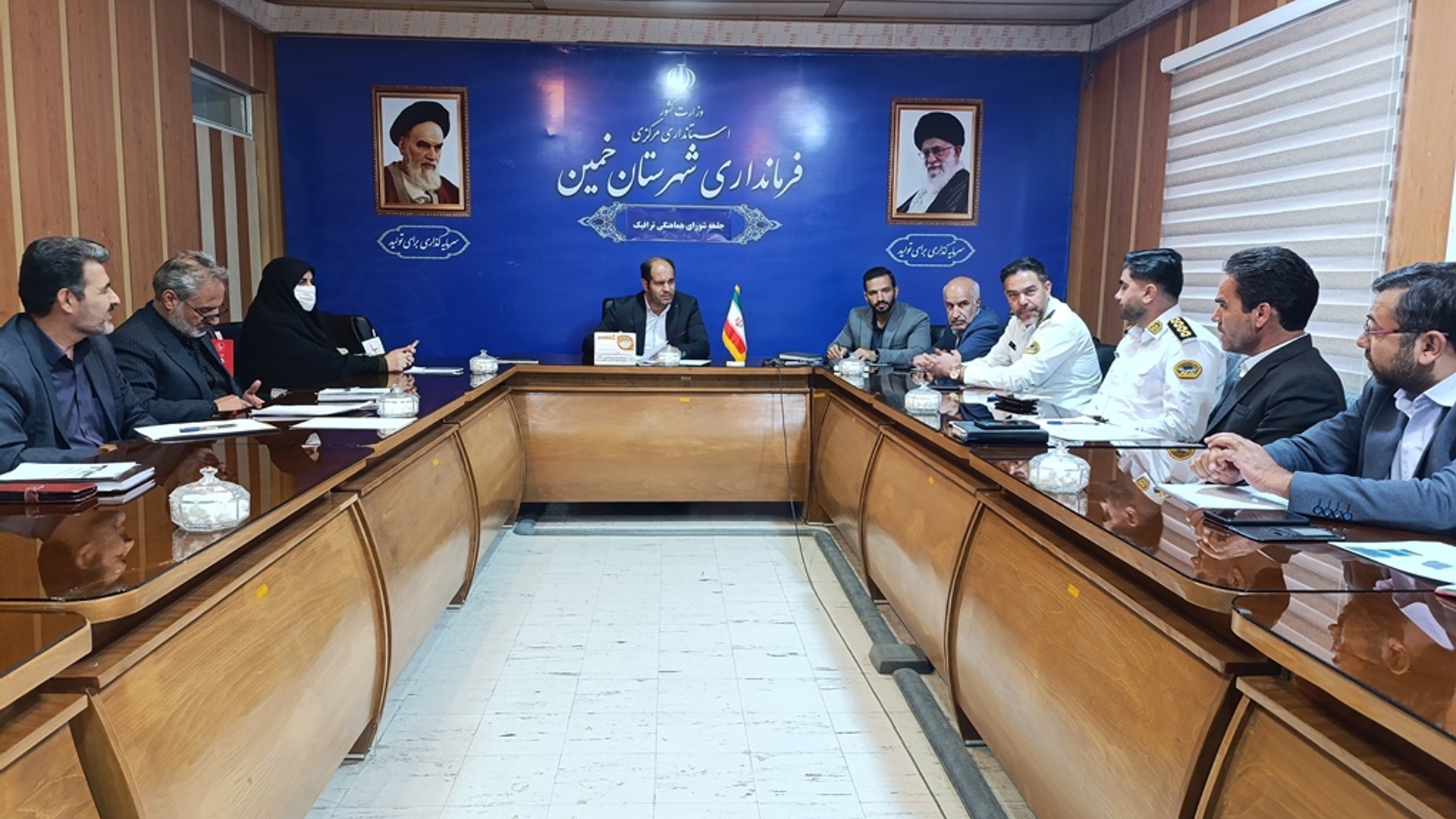 پنجمین جلسه شورای ترافیک شهرستان خمین در سال 1404 برگزار شد