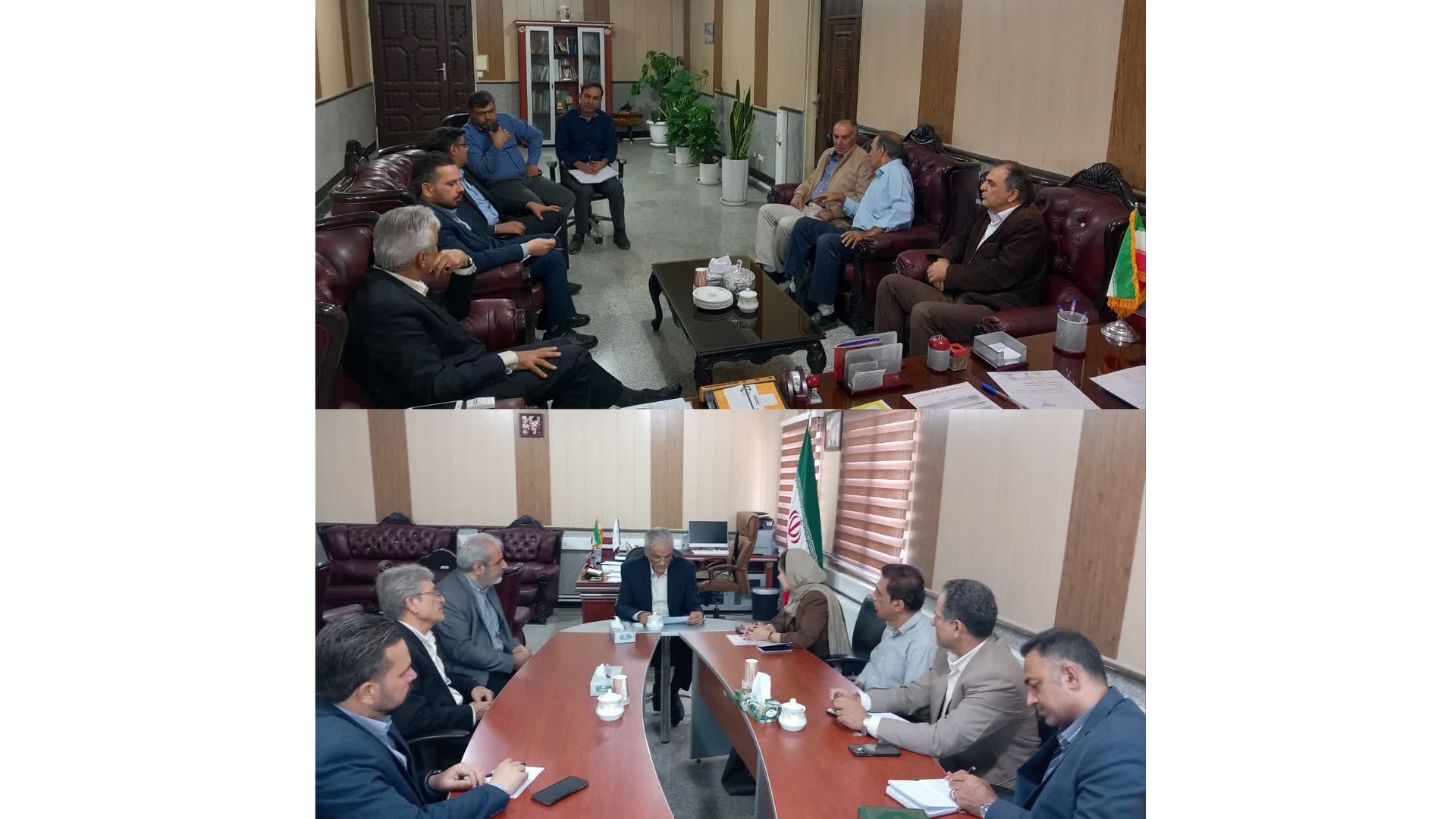 جلسه بررسی درخواست سرمایه‌گذاران احداث نیروگاه‌های خورشیدی در شهرستان زرندیه برگزار شد