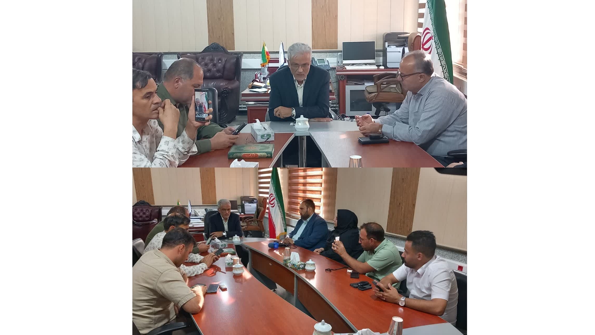 دیدار خبرنگاران و فعالان فضای مجازی ساوه و زرندیه با فرماندار برگزار شد