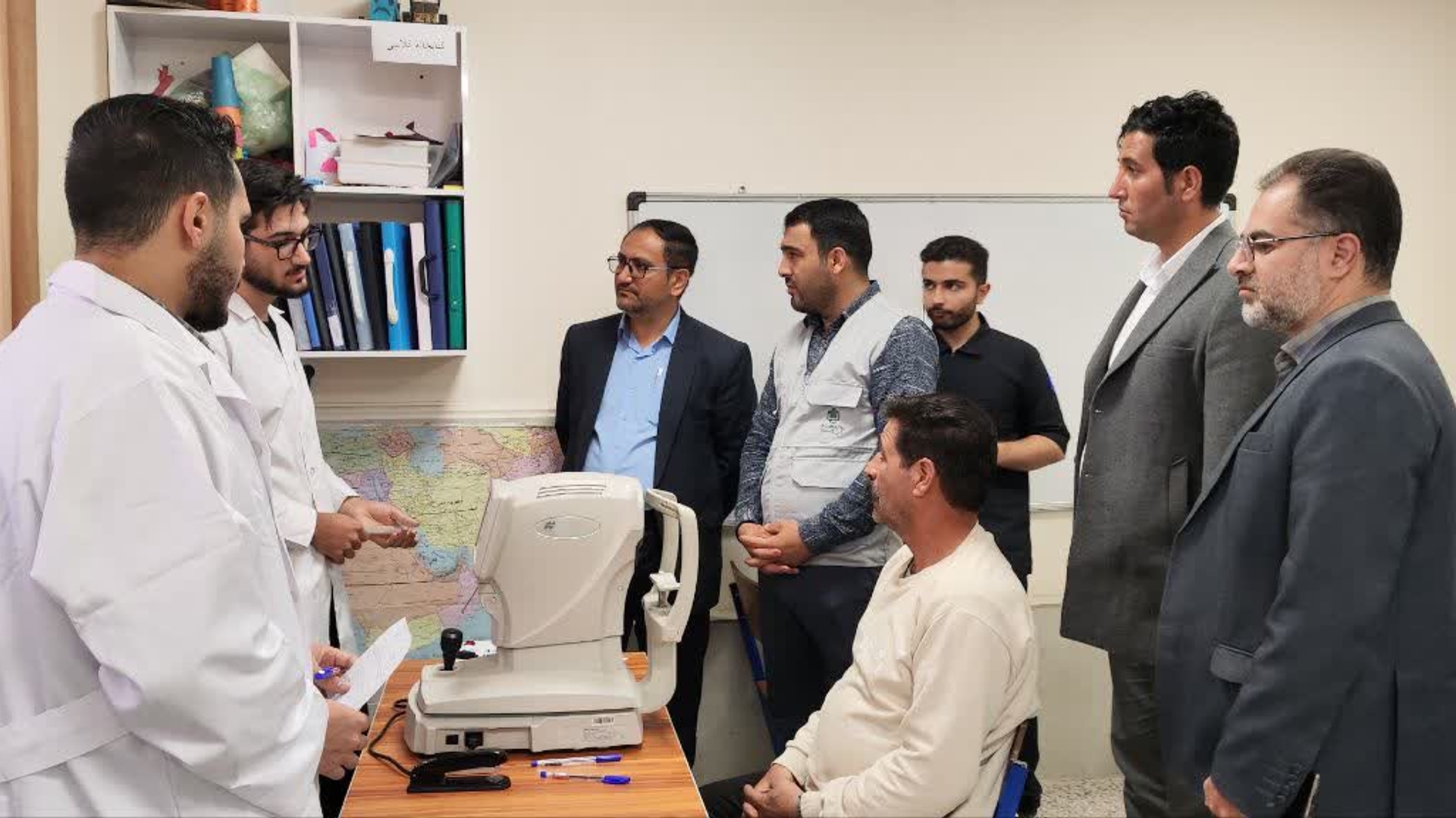 بازدید فرماندار شهرستان خنداب از «اردوی جهادی پزشکی قرارگاه جهادی اثر» در روستای آقداش