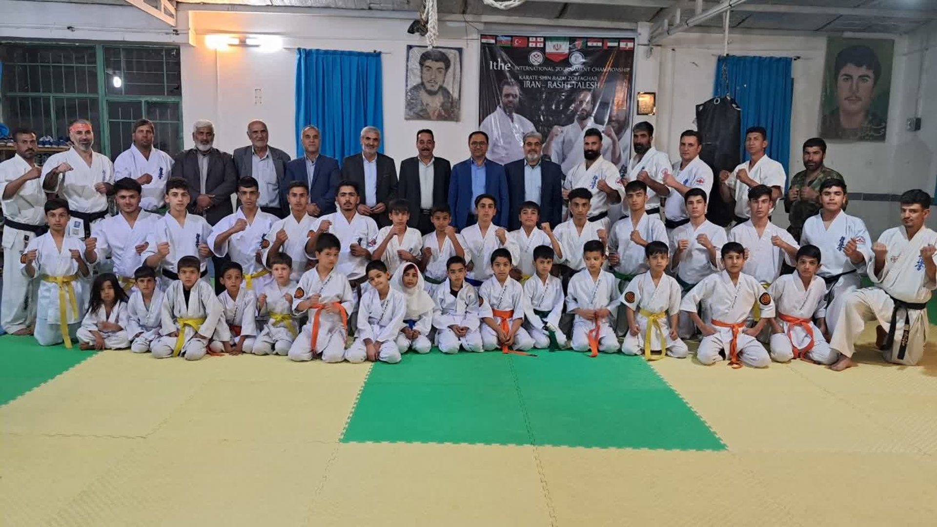 🔘 حضور فرماندار شهرستان خنداب در جمع ورزشکاران کاراته شین‌رزم ذوالفقار