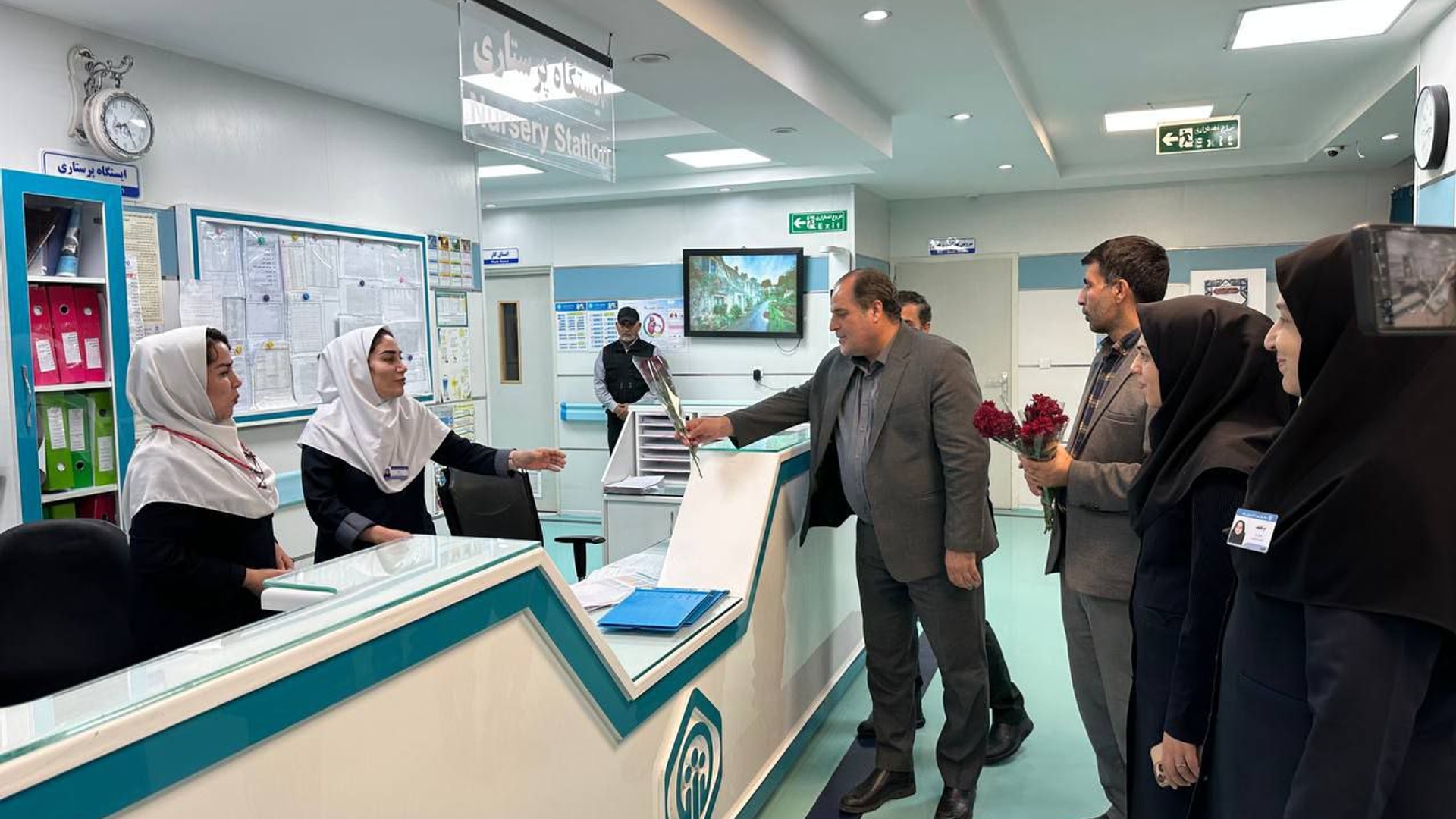 تقدیر فرماندار از پرستاران بیمارستان چمران به مناسبت روز پرستار