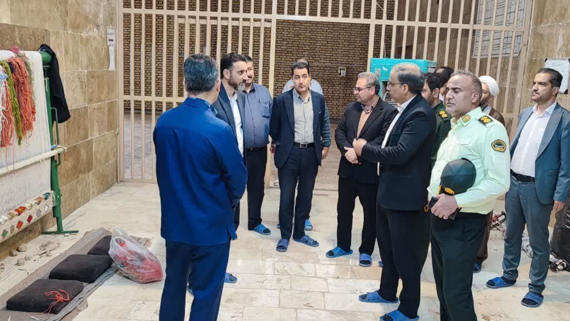بازدید مسئولان شهرستان محلات از زندان و اداره زندان‌های شهرستان
