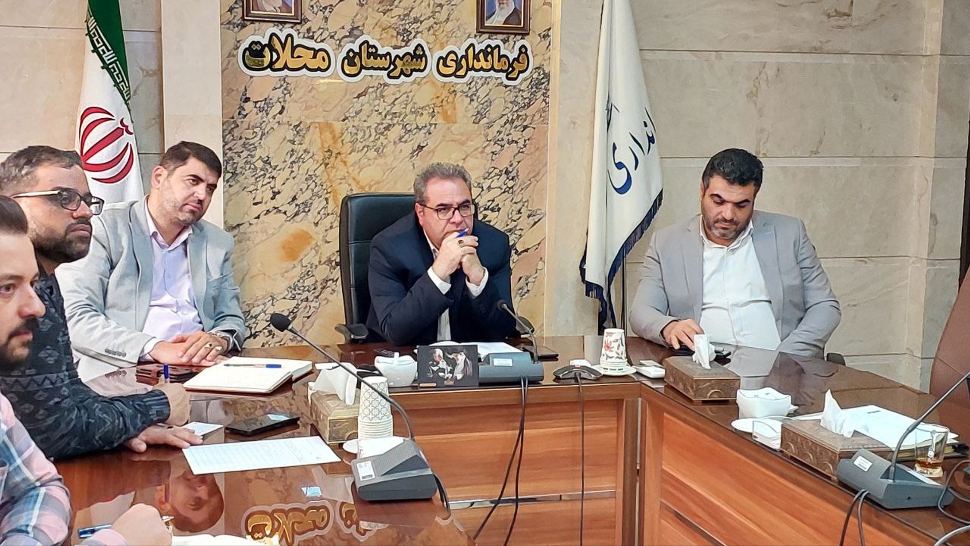 تشکیل جلسه شورای منابع آب شهرستان محلات