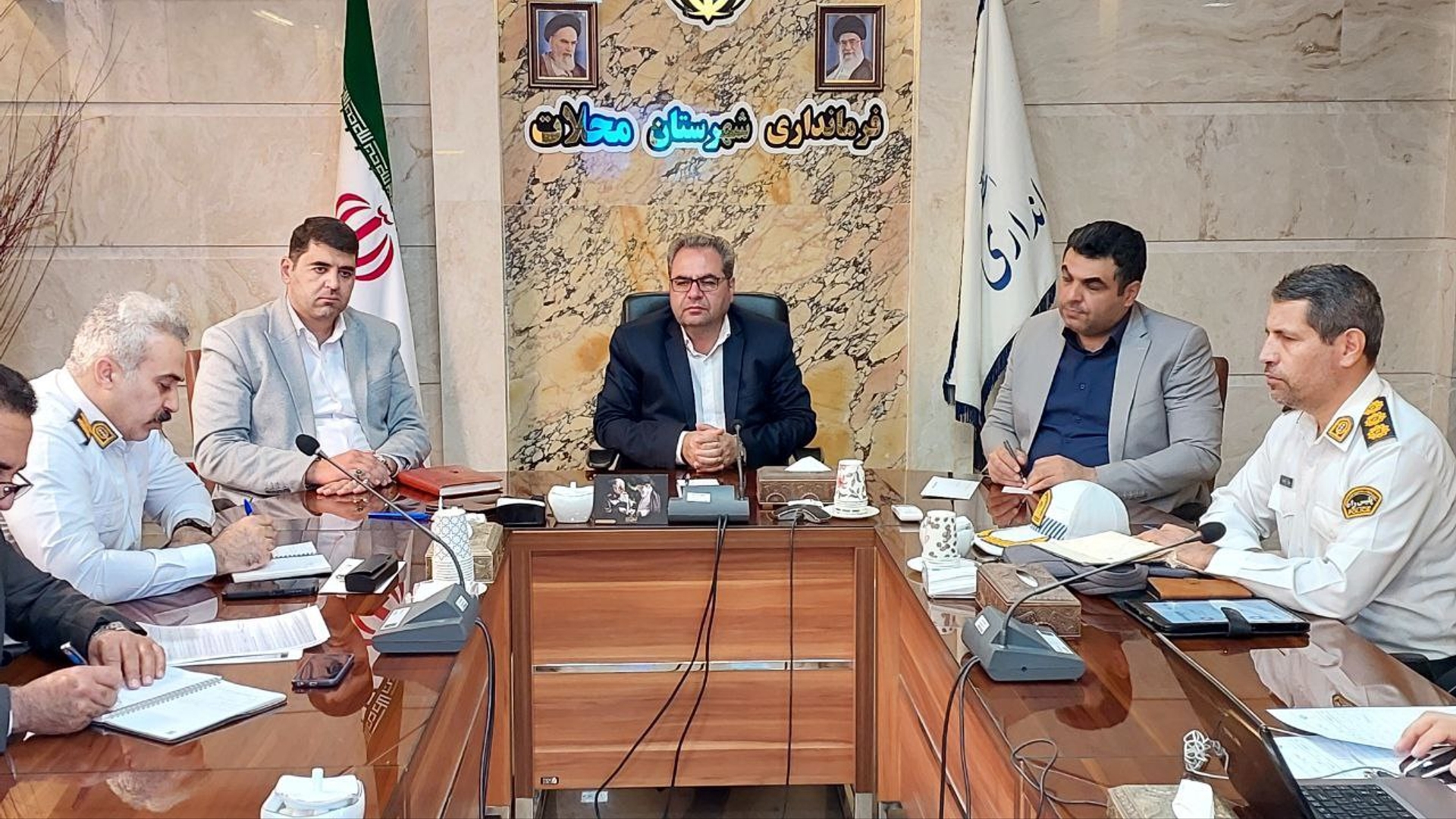 برگزاری جلسه شورای ترافیک شهرستان محلات
