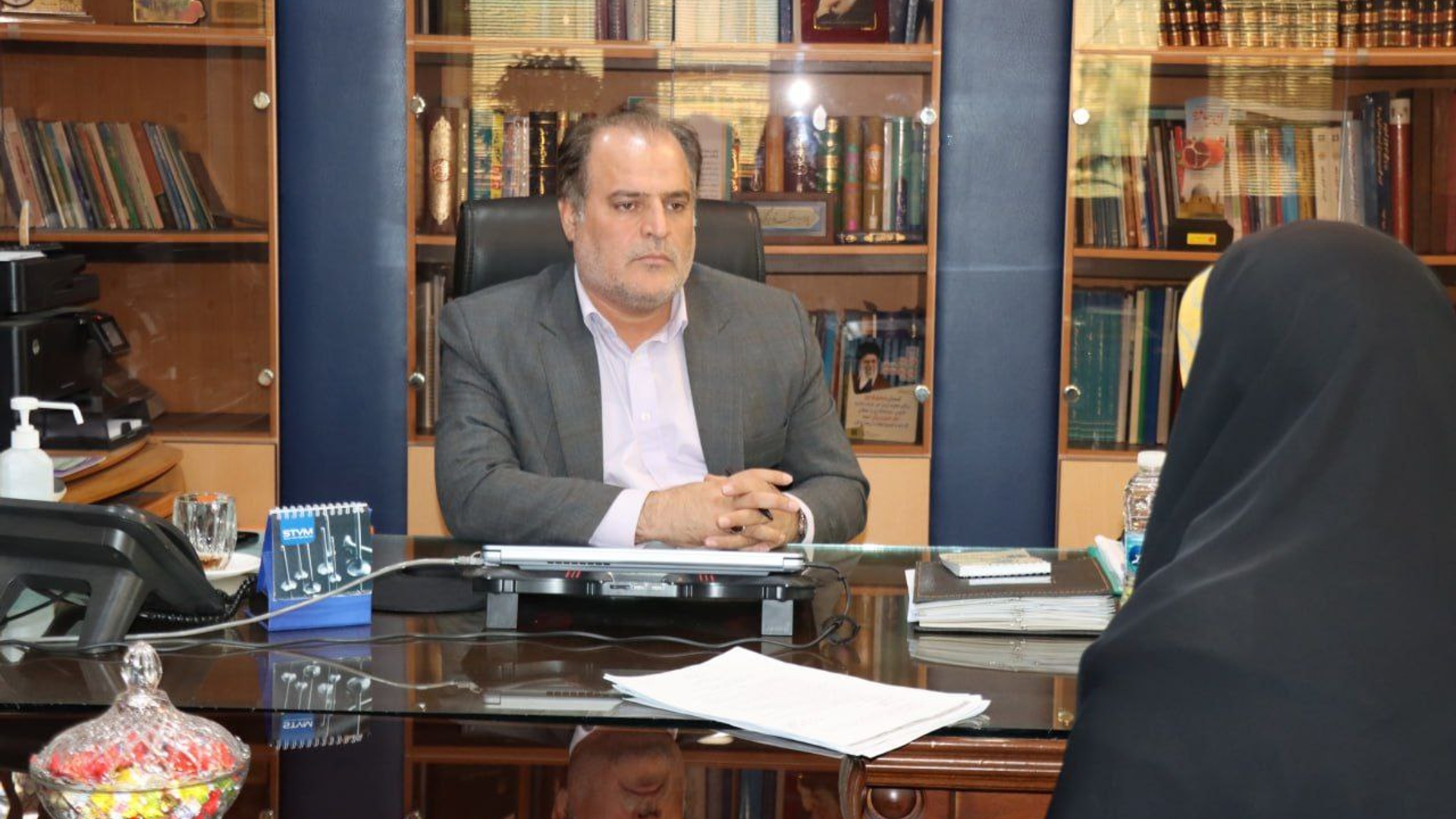 دیدار مردمی دکتر حسینی، معاون استاندار و فرماندار ویژه شهرستان ساوه