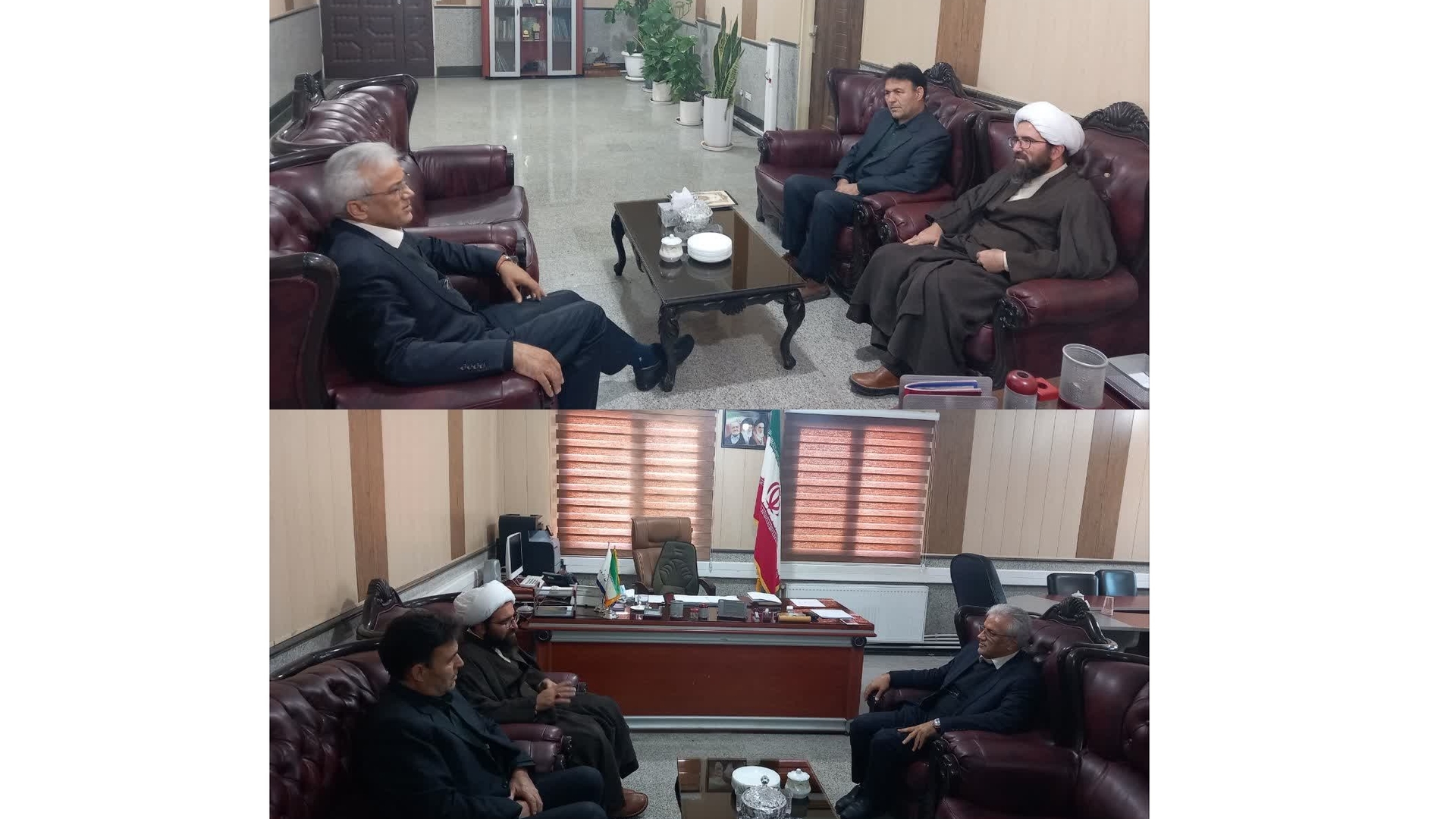 نشست صمیمی مدیر ستاد اقامه نماز استان مرکزی با فرماندار شهرستان زرندیه