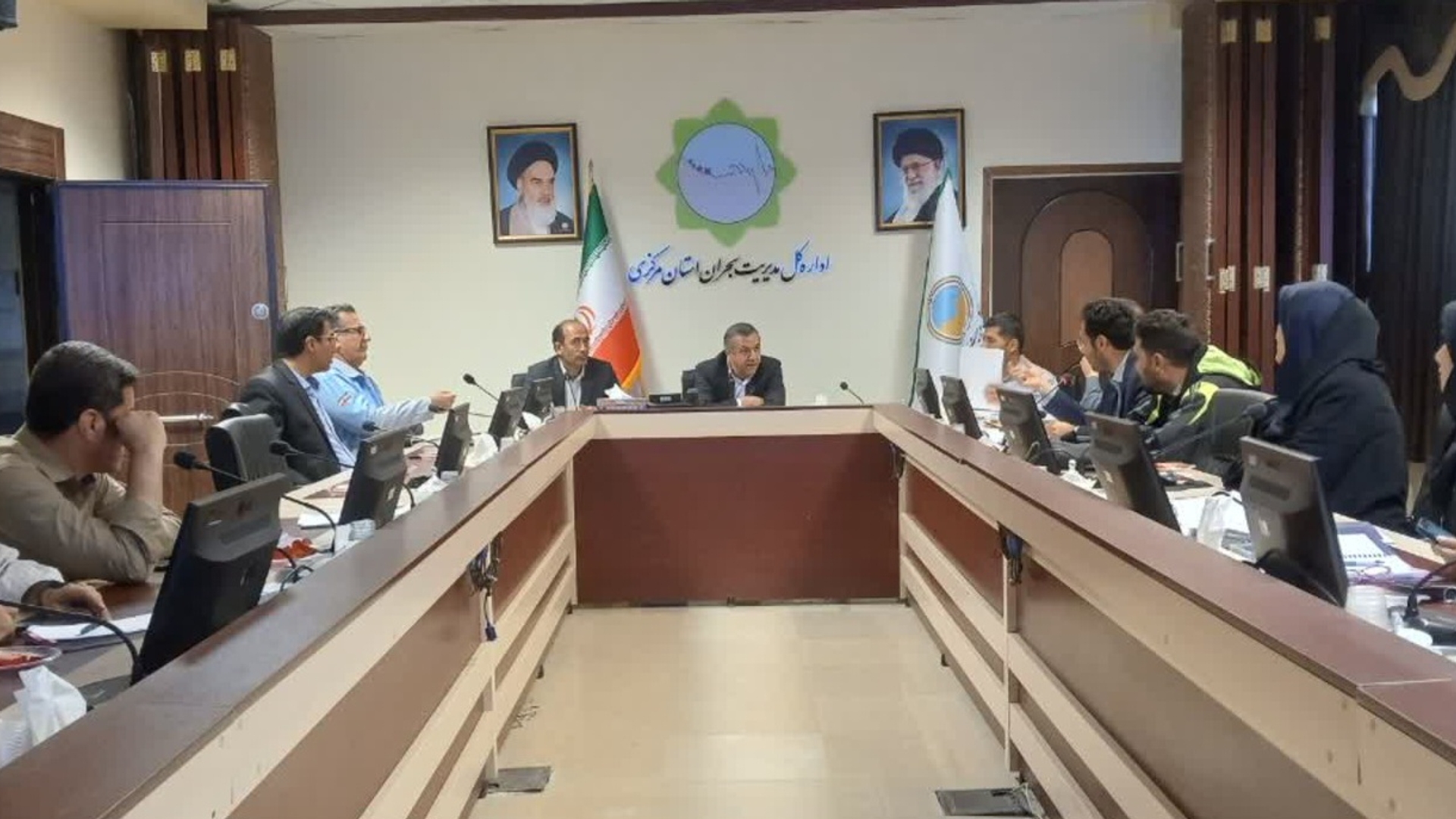 برگزاری جلسه ارزیابی عملکرد دستگاه‌ها در مانور اقتدار آفتاب استان مرکزی