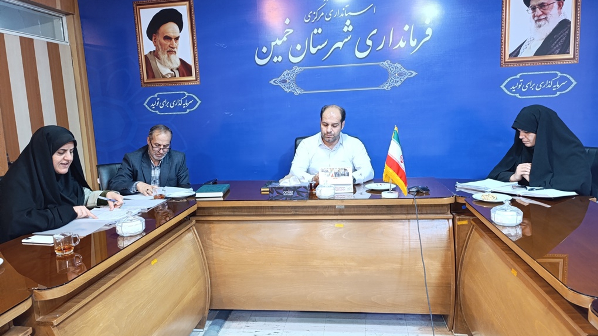 چهارمین جلسه هماهنگی برگزاری انتخابات شهرستان خمین برگزار شد