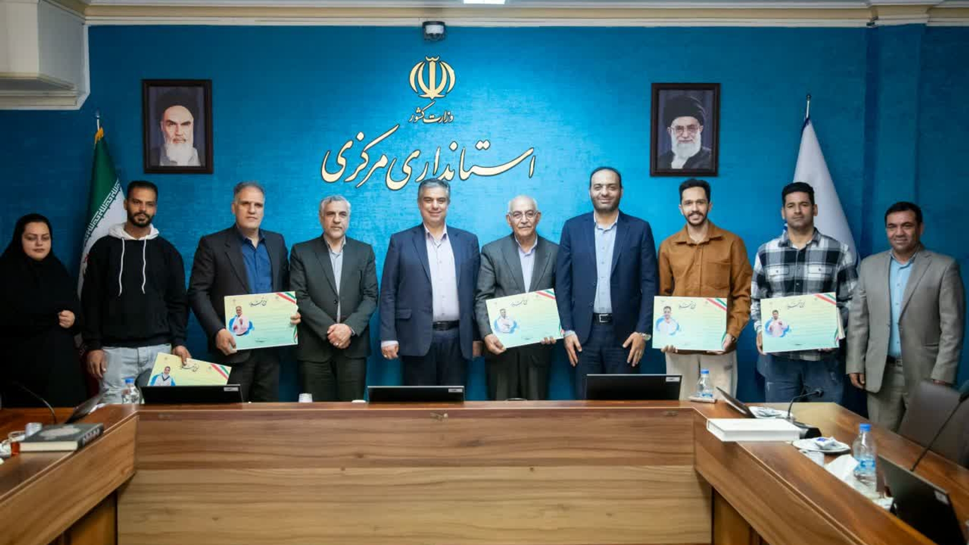 بدرقه نمایندگان اعزامی استان مرکزی به المپیک ناشنوایان.