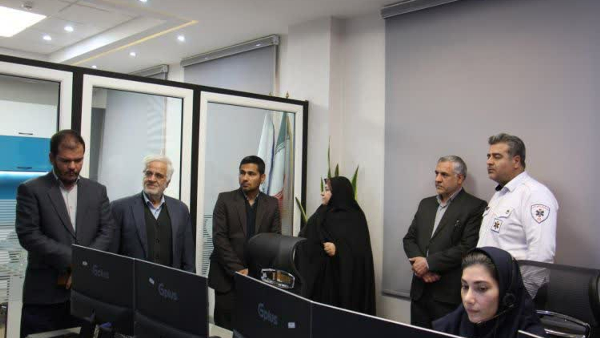 بازدید مدیرکل امور اجتماعی و فرهنگی از مرکز فوریت‌های پزشکی استان.