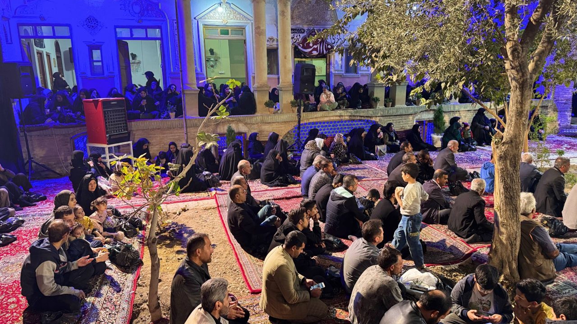 حضور فرماندار در عزاداری فاطمی